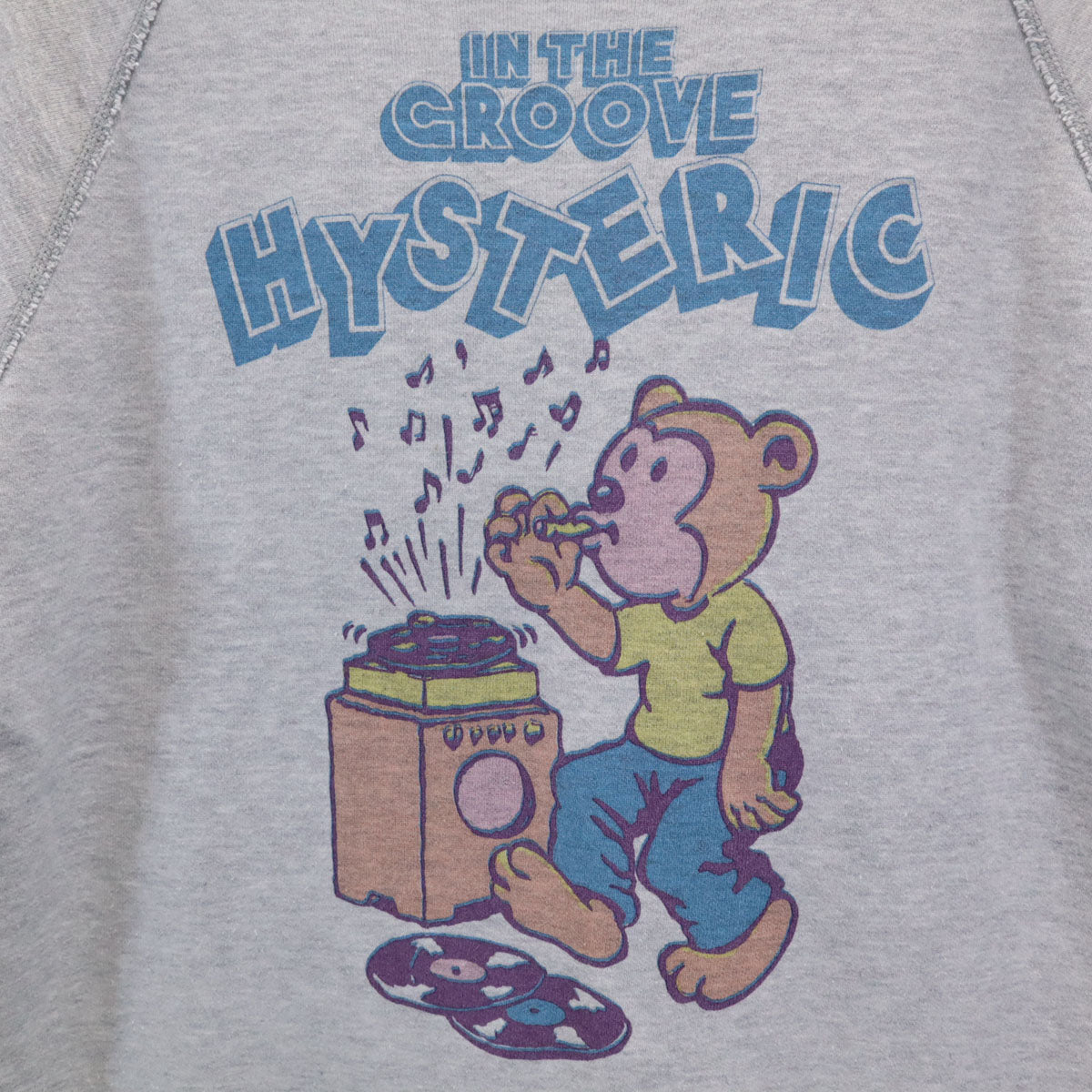 HYSTERIC GLAMOUR ヒステリックグラマー 日本製 半袖 スウェット F グレー レディース