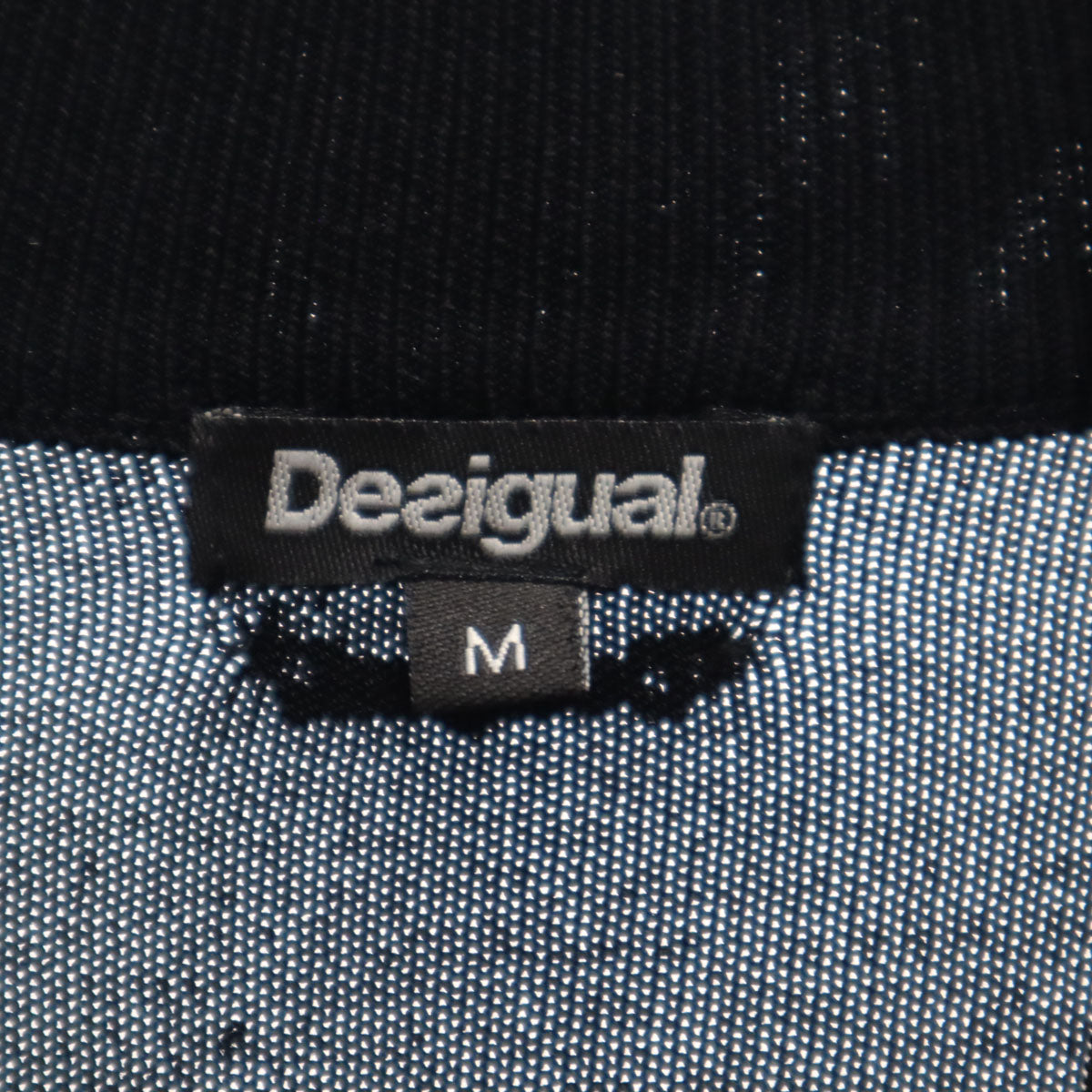 Desigual デジグアル ニットジャケット M ブラック レディース