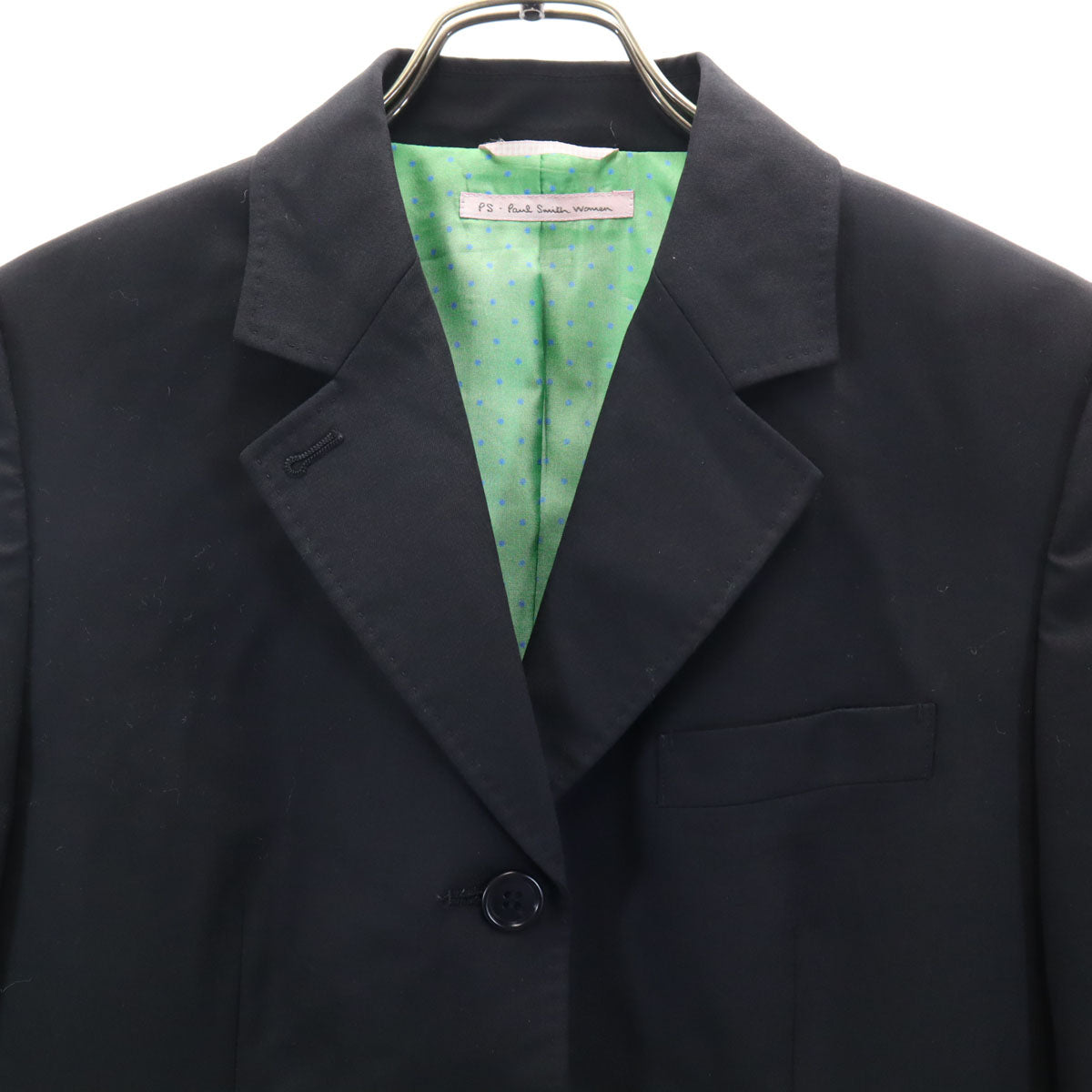 PS Paul Smith ピーエスポールスミス テーラードジャケット 42 ブラック レディース