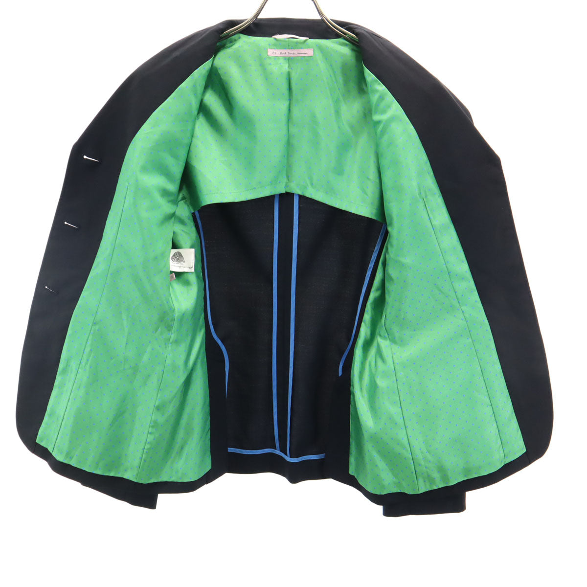 PS Paul Smith ピーエスポールスミス テーラードジャケット 42 ブラック レディース