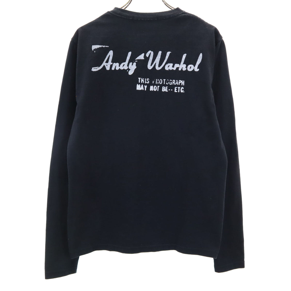 ANDY WARHOL BY HYSTERIC GLAMOUR アンディウォーホルバイヒステリックグラマー 日本製 スウェット S ブラック メンズ