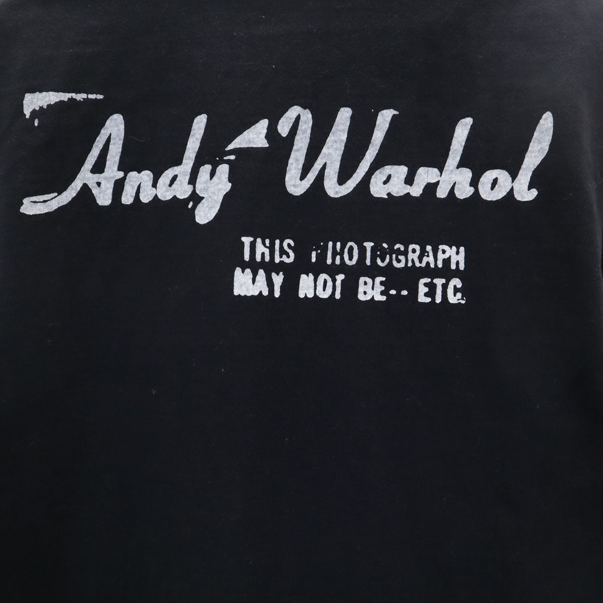 ANDY WARHOL BY HYSTERIC GLAMOUR アンディウォーホルバイヒステリックグラマー 日本製 スウェット S ブラック メンズ