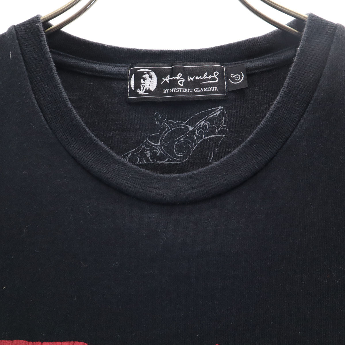 ANDY WARHOL BY HYSTERIC GLAMOUR アンディウォーホルバイヒステリックグラマー 日本製 スウェット S ブラック メンズ