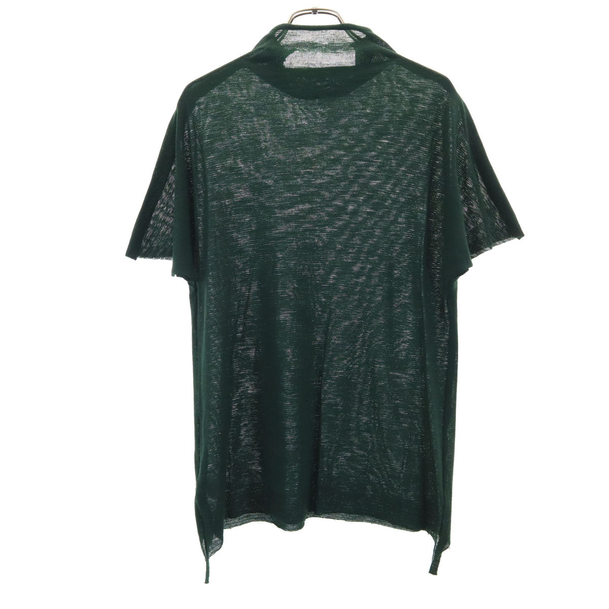 HaaT ISSEY MIYAKE ハート イッセイミヤケ 日本製 ウールブレンド 半袖 カットソー 2 グリーン系 ストレッチ レディース