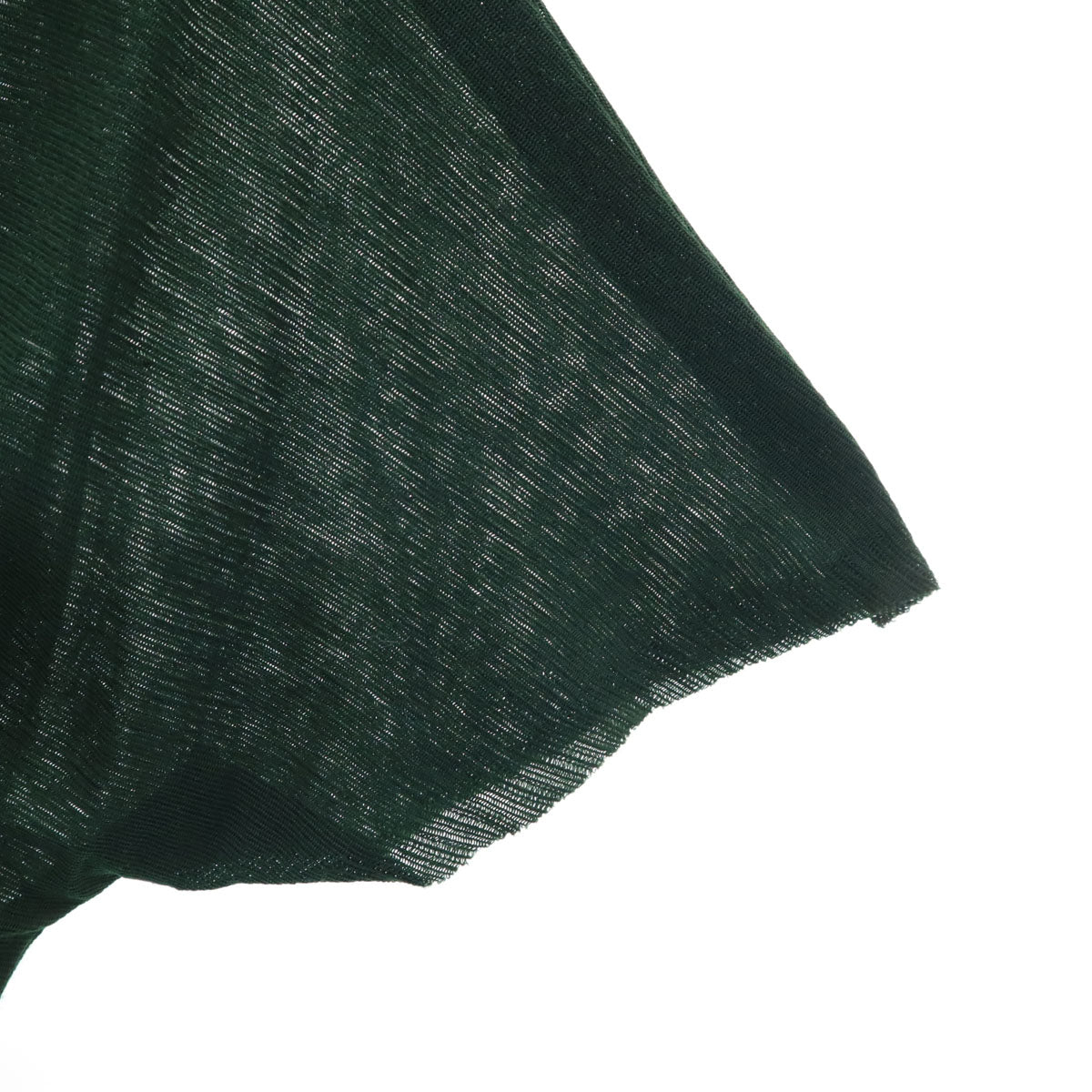 HaaT ISSEY MIYAKE ハート イッセイミヤケ 日本製 ウールブレンド 半袖 カットソー 2 グリーン系 ストレッチ レディース