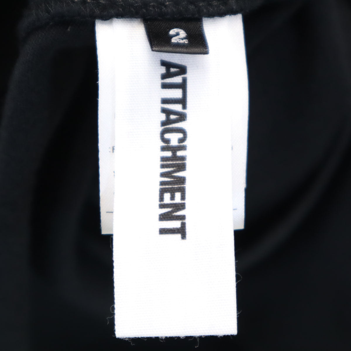 ATTACHMENT アタッチメント 日本製 ウールブレンド ライダース ピーコート 2 黒 メンズ