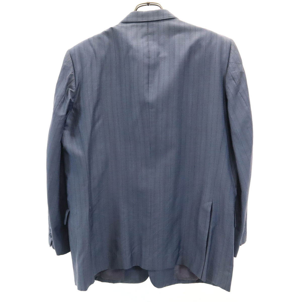 Christian Dior クリスチャンディオール 90s シルクブレンド オールド ストライプ柄 テーラードジャケット M グレー系 MONSIEUR メンズ