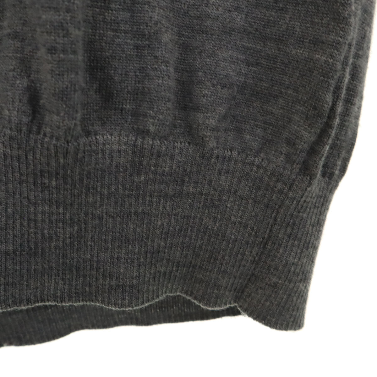 BURBERRY BLACK LABEL バーバリーブラックレーベル 長袖 ニットカーディガン 3 グレー 三陽商会 メンズ