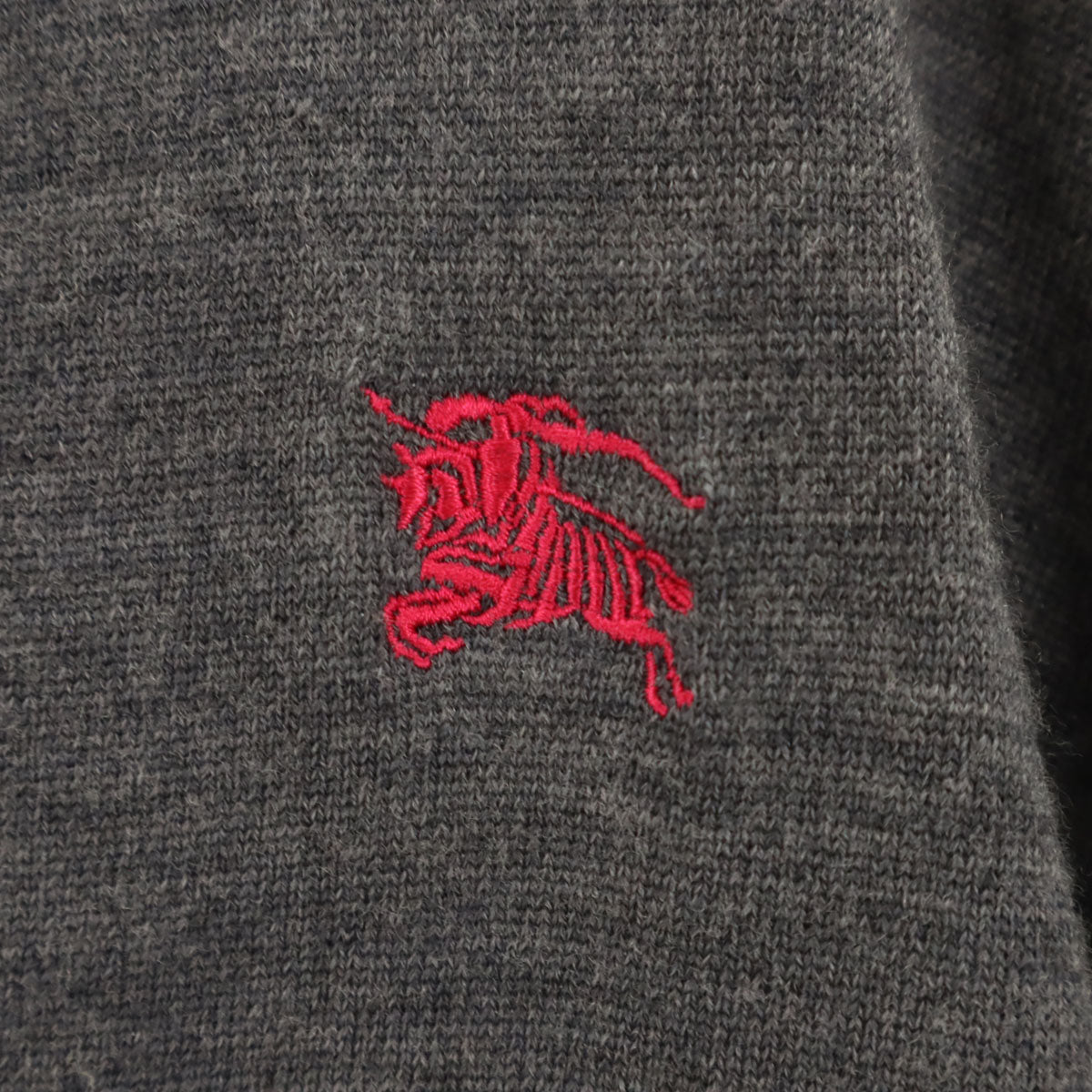 BURBERRY BLACK LABEL バーバリーブラックレーベル 長袖 ニットカーディガン 3 グレー 三陽商会 メンズ