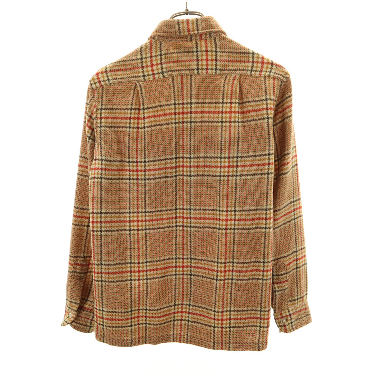 PENDLETON ペンドルトン 60s 70s ヴィンテージ 長袖 ウールシャツ L ブラウン系 レディース