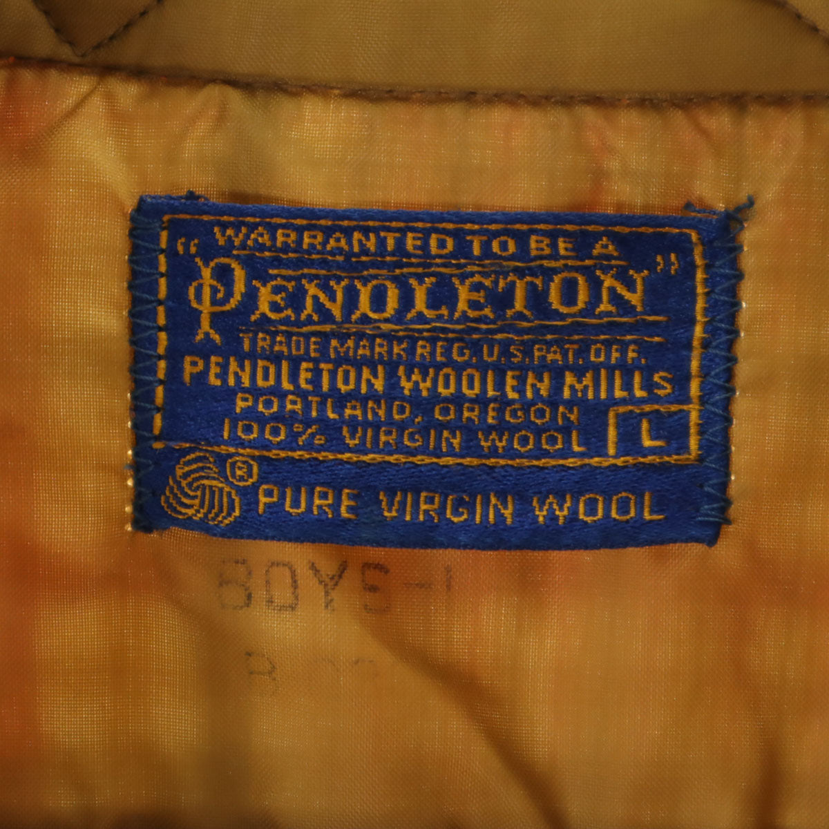 PENDLETON ペンドルトン 60s 70s ヴィンテージ 長袖 ウールシャツ L ブラウン系 レディース