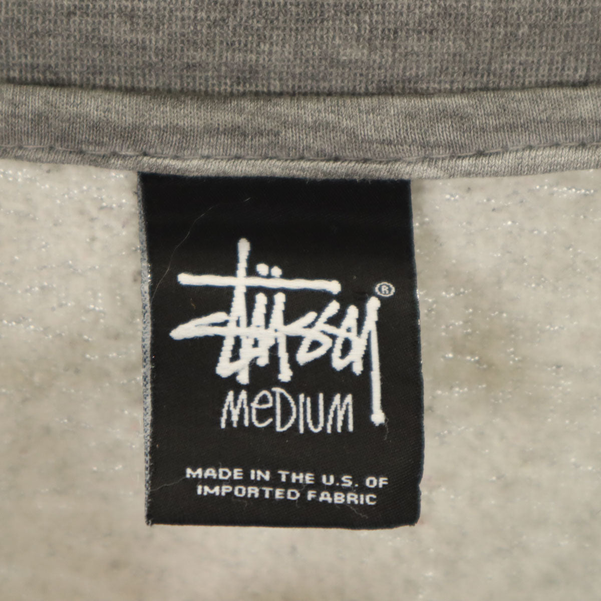 STUSSY ステューシー USA製 長袖 スウェット M グレー メンズ