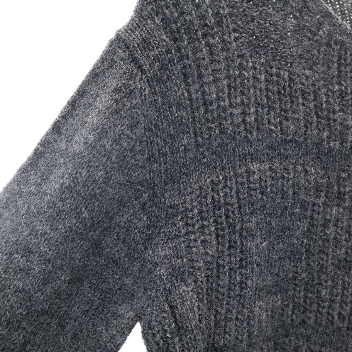 COMME des GARCONS SHIRT コムデギャルソンシャツ 日本製 ウール 長袖 セーター XS グレー ニット メンズ