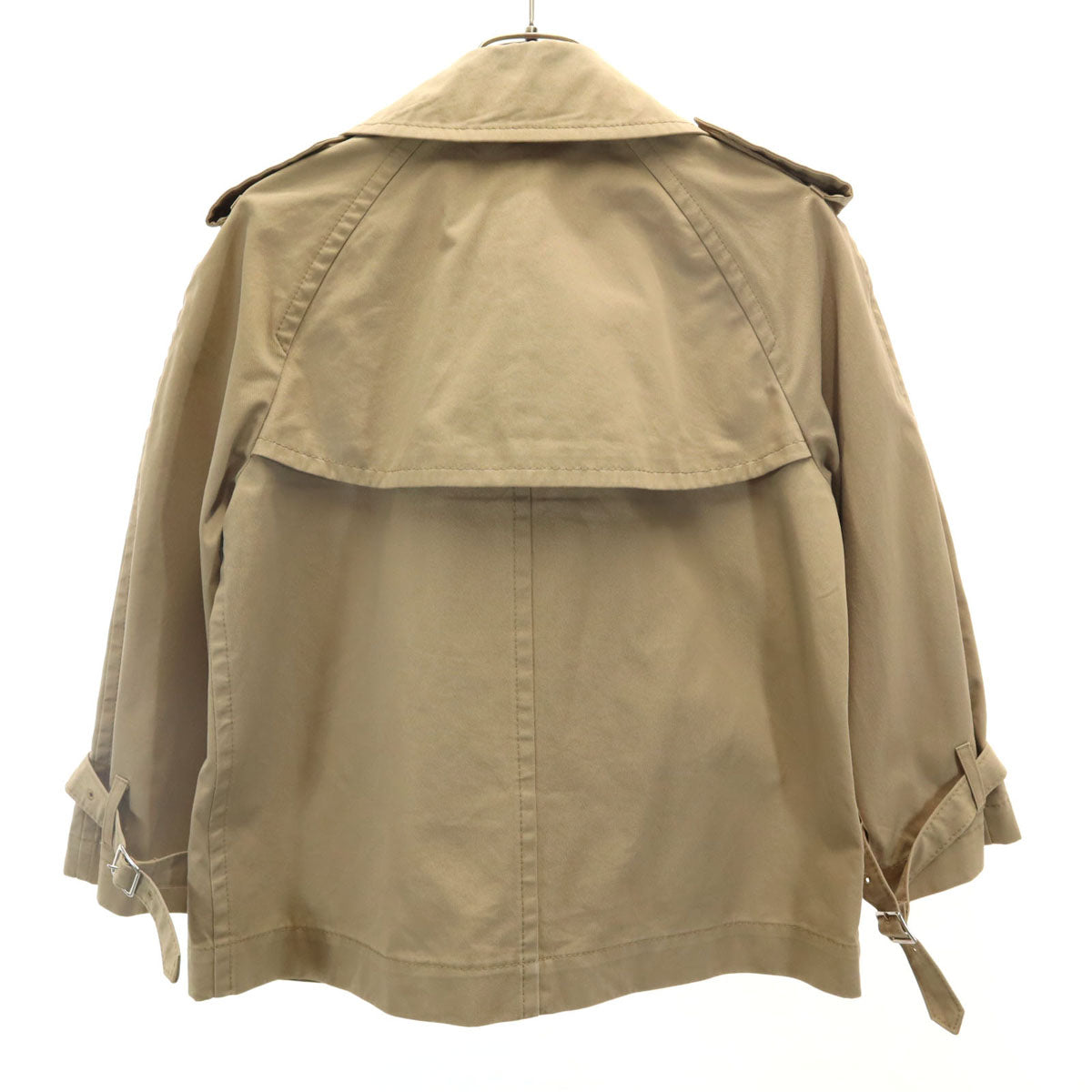 tricot COMME des GARCONS トリコットコムデギャルソン 2009年 日本製 7分袖 ショート トレンチコート M ベージュ レディース