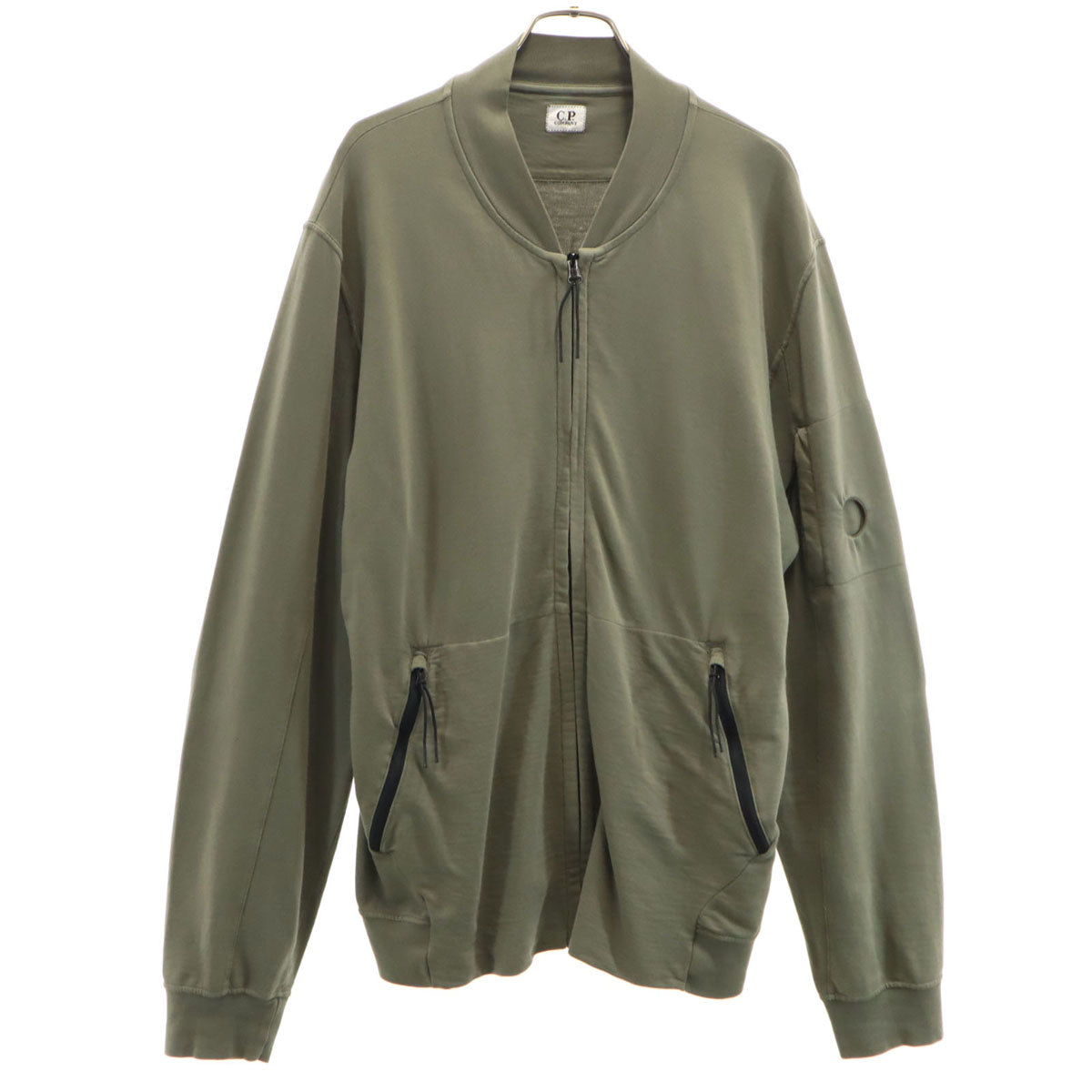 C.P.Company シーピーカンパニー イタリア製 天竺ジャージー ブルゾン XL カーキ ジャケット フライト メンズ
