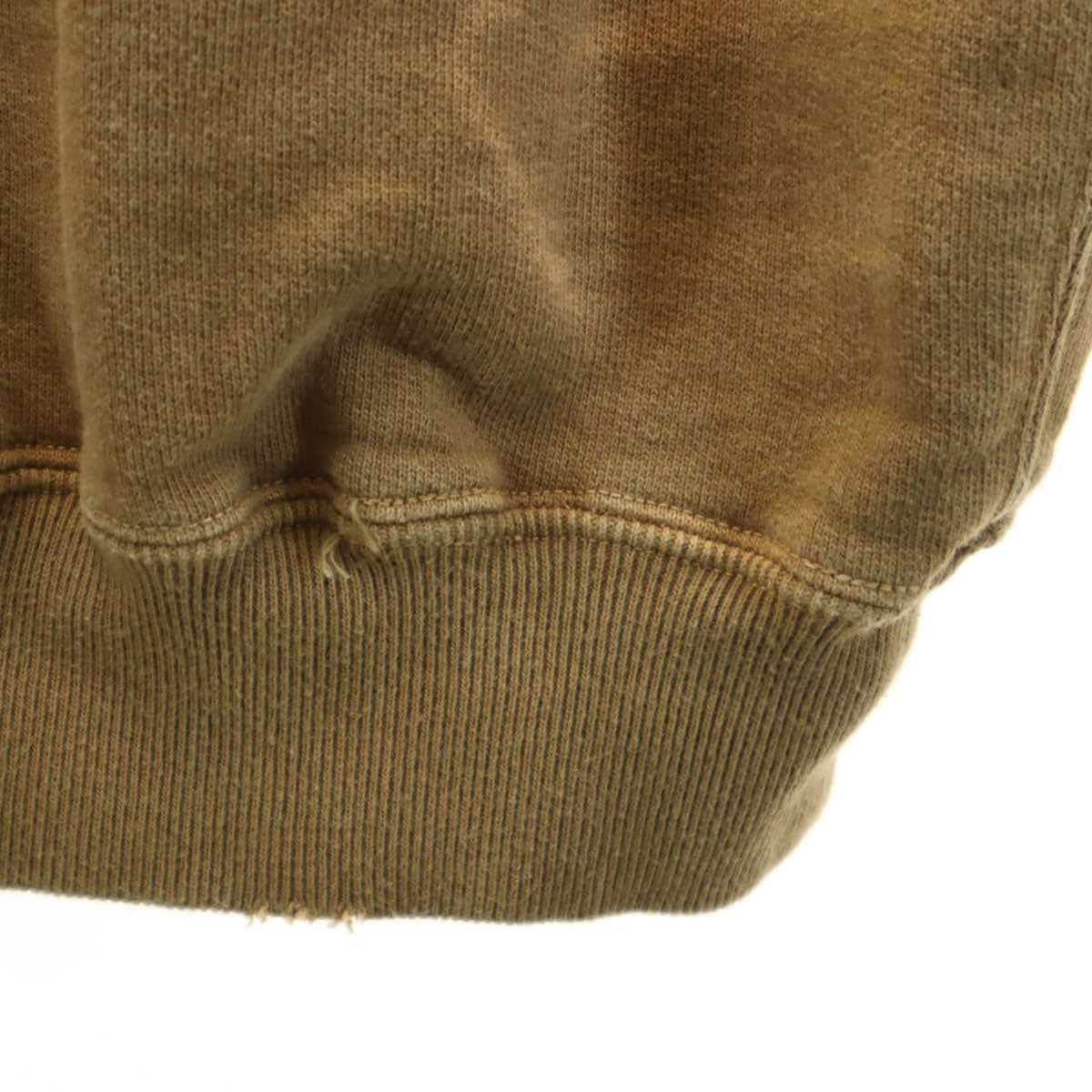 BOWWOW バウワウ 日本製 ノースリーブ 日焼け加工 スウェット XL ブラウン メンズ