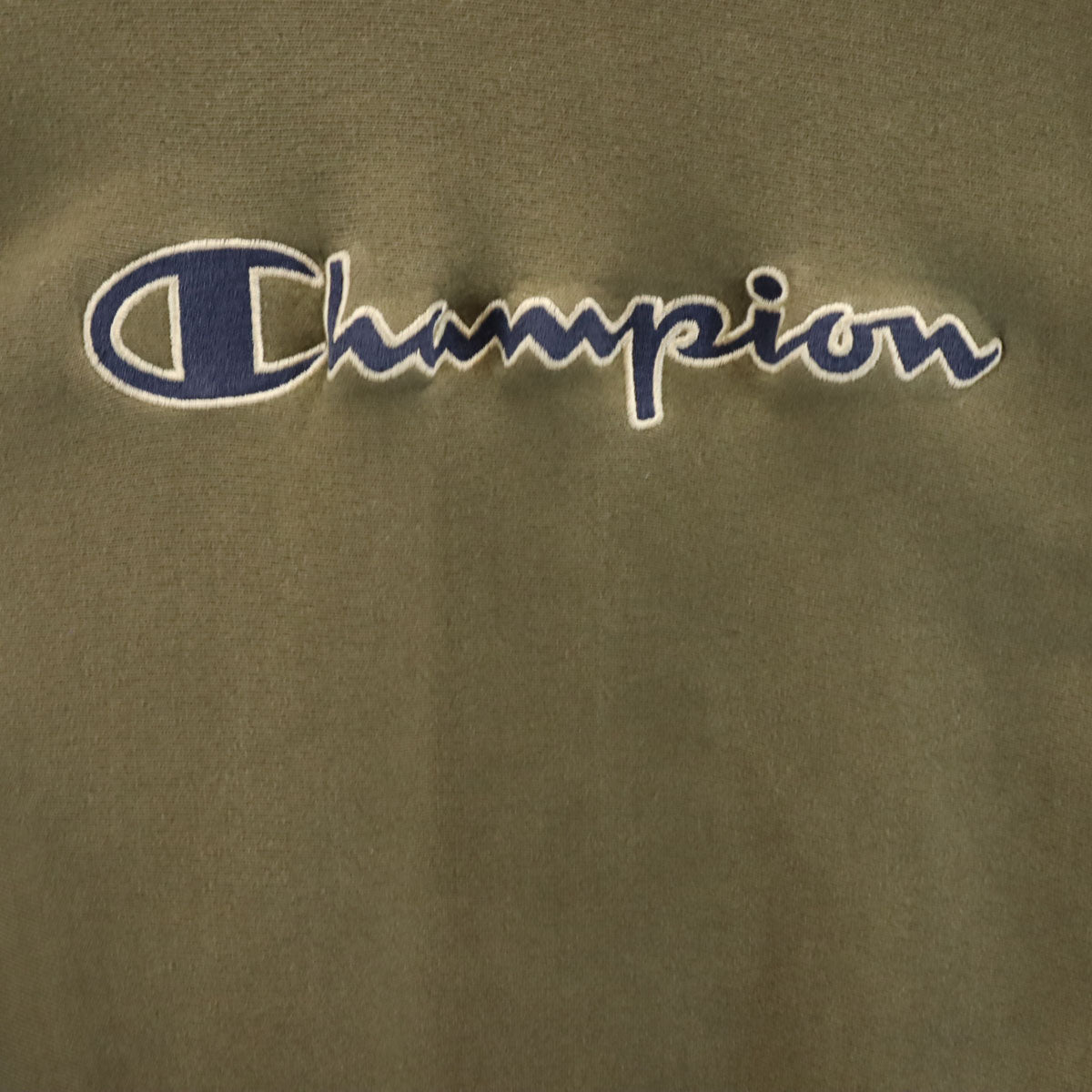 Champion チャンピオン 90s USA製 オールド 刺繍タグ 長袖 リバースウィーブ スウェット トレーナー XXXL オリーブ ビッグサイズ メンズ