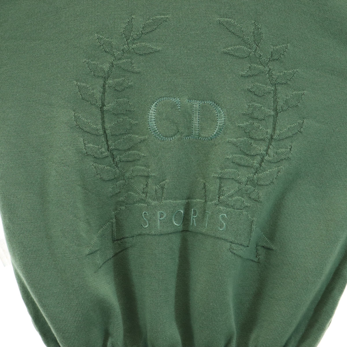 Christian Dior SPORTS クリスチャンディオールスポーツ 90s オールド 長袖 セーター L グリーン系 ニット メンズ