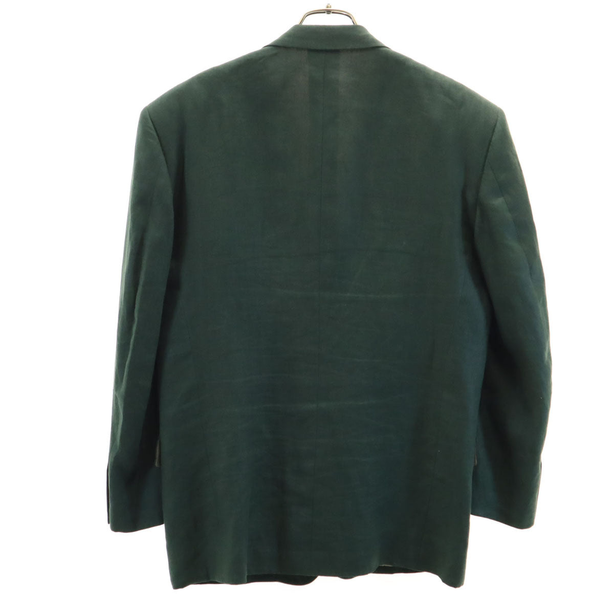 Christian Dior MONSIEUR クリスチャンディオール ムッシュ 90s リネン オールド テーラードジャケット A-4 深緑 メンズ