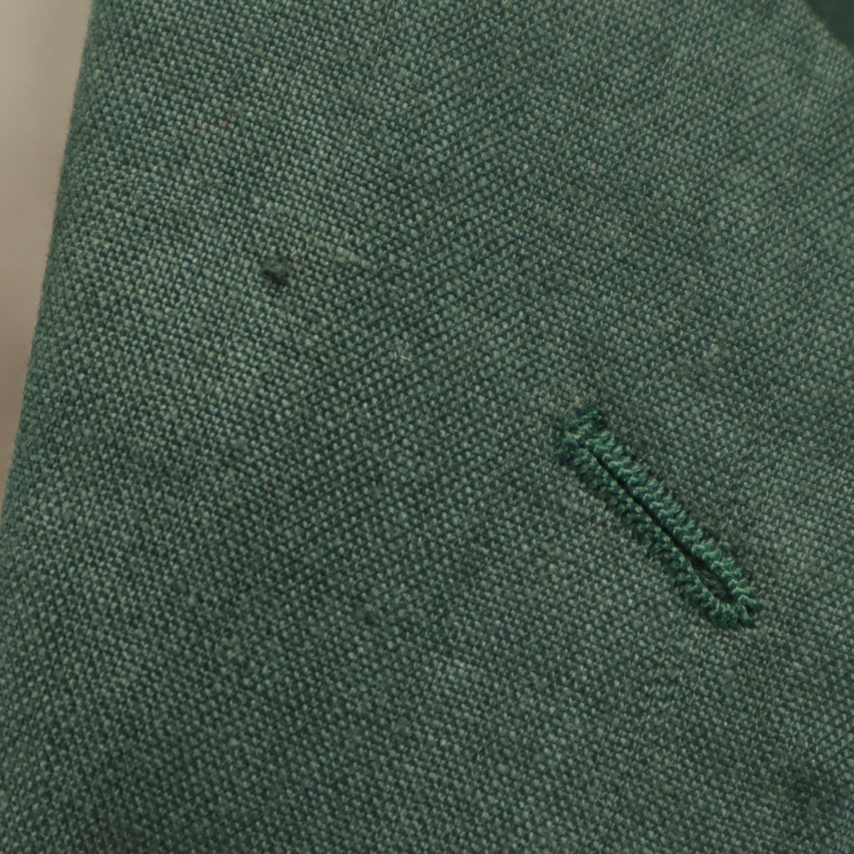 Christian Dior MONSIEUR クリスチャンディオール ムッシュ 90s リネン オールド テーラードジャケット A-4 深緑 メンズ