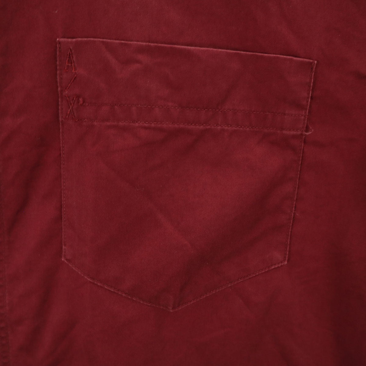 ARMANI EXCHANGE アルマーニエクスチェンジ 長袖 シャツ S ボルドー系 メンズ