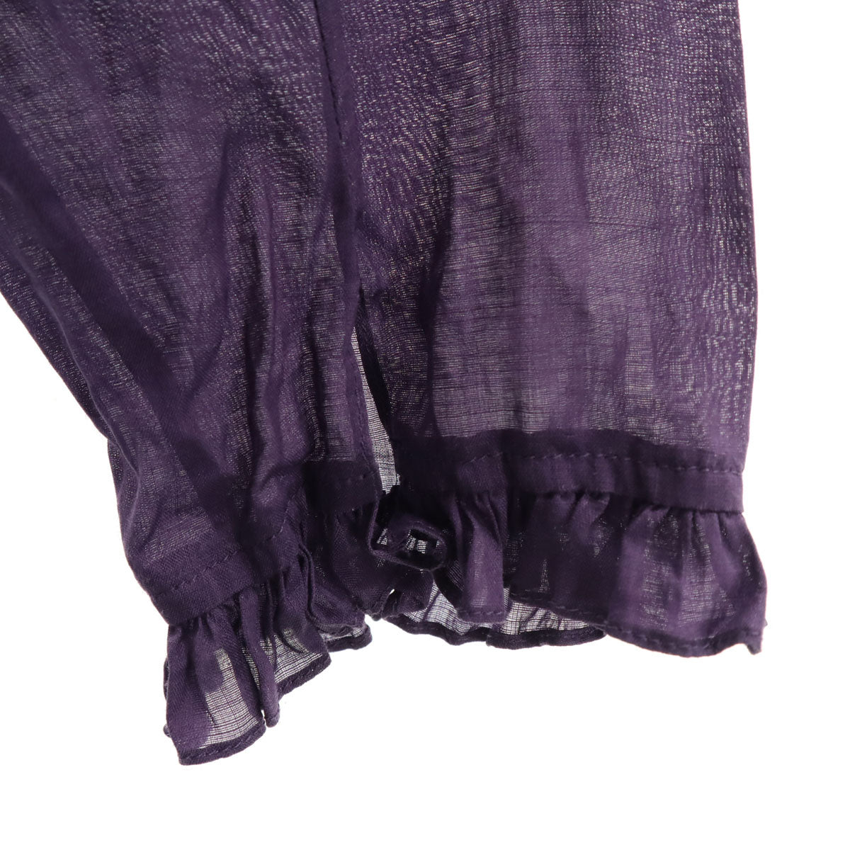 S Max Mara エスマックスマーラ 長袖 ブラウス 36 パープル レディース