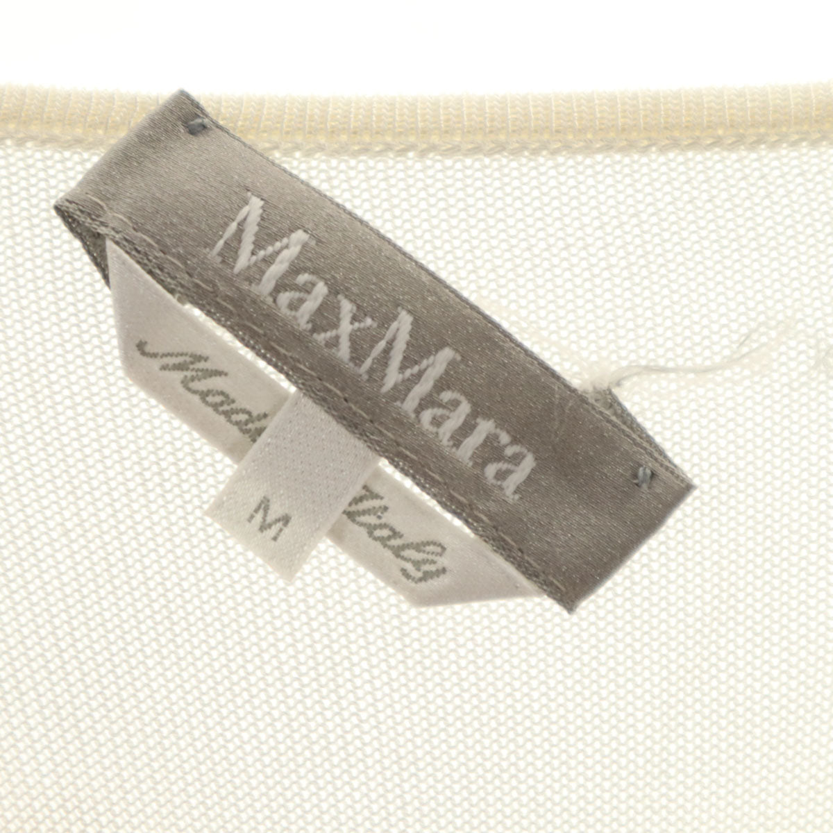 MAX MARA マックスマーラ 長袖 カットソー M ホワイト系 レディース