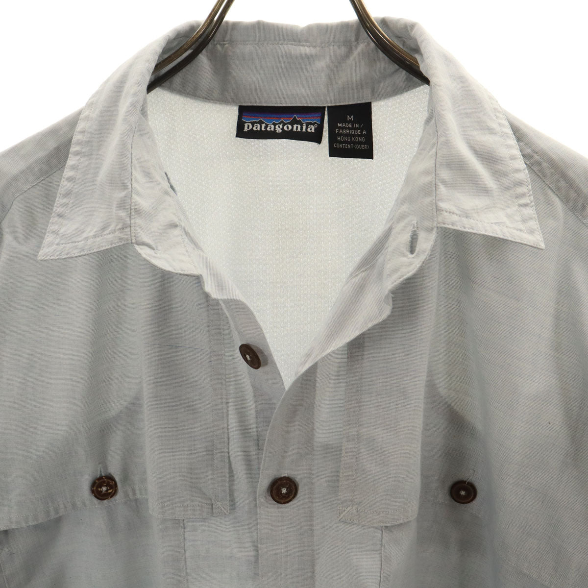 patagonia パタゴニア 長袖 シャツ M ブルー系 アウトドア メンズ