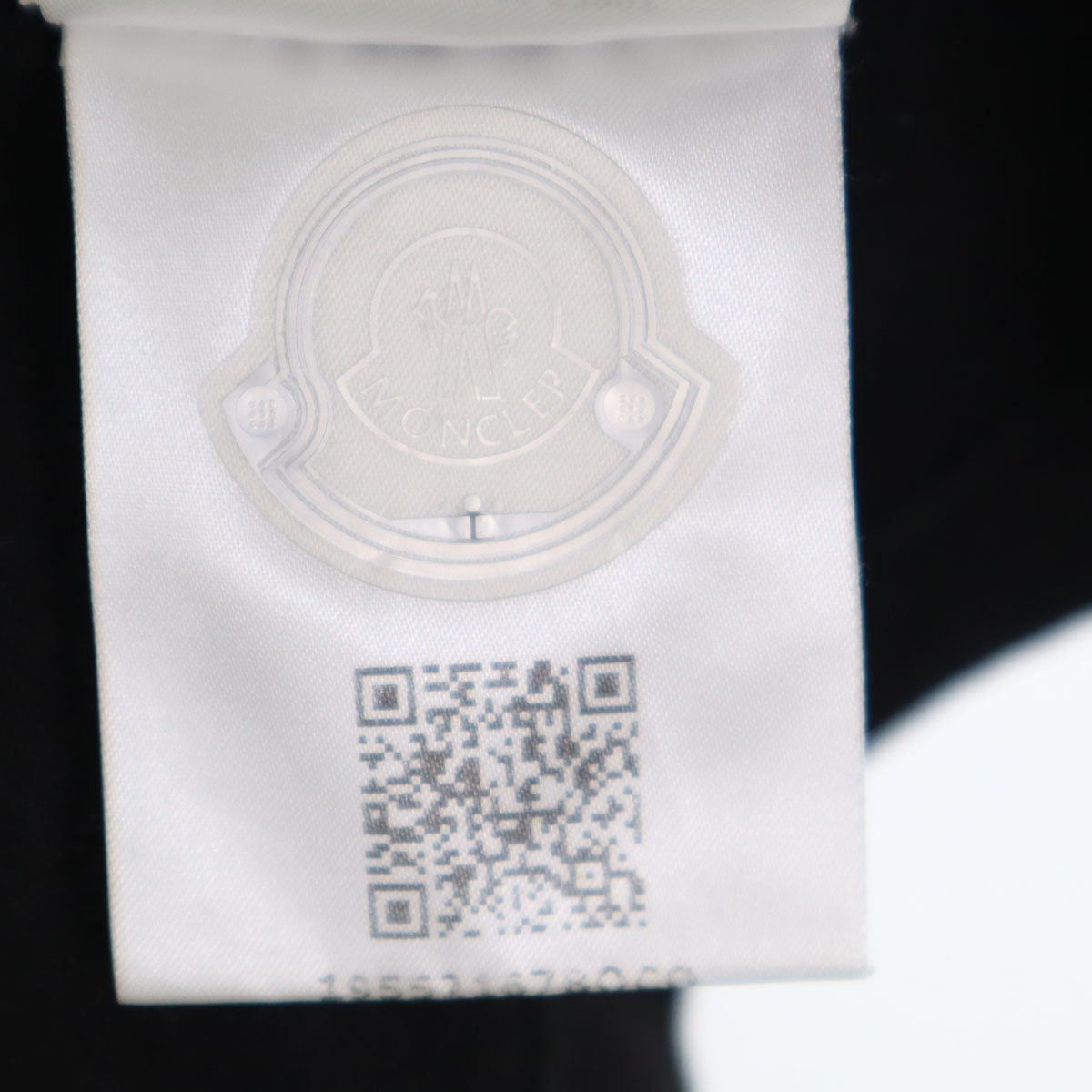 MONCLER モンクレール ロゴワッペン 半袖 Tシャツ M ブラック メンズ