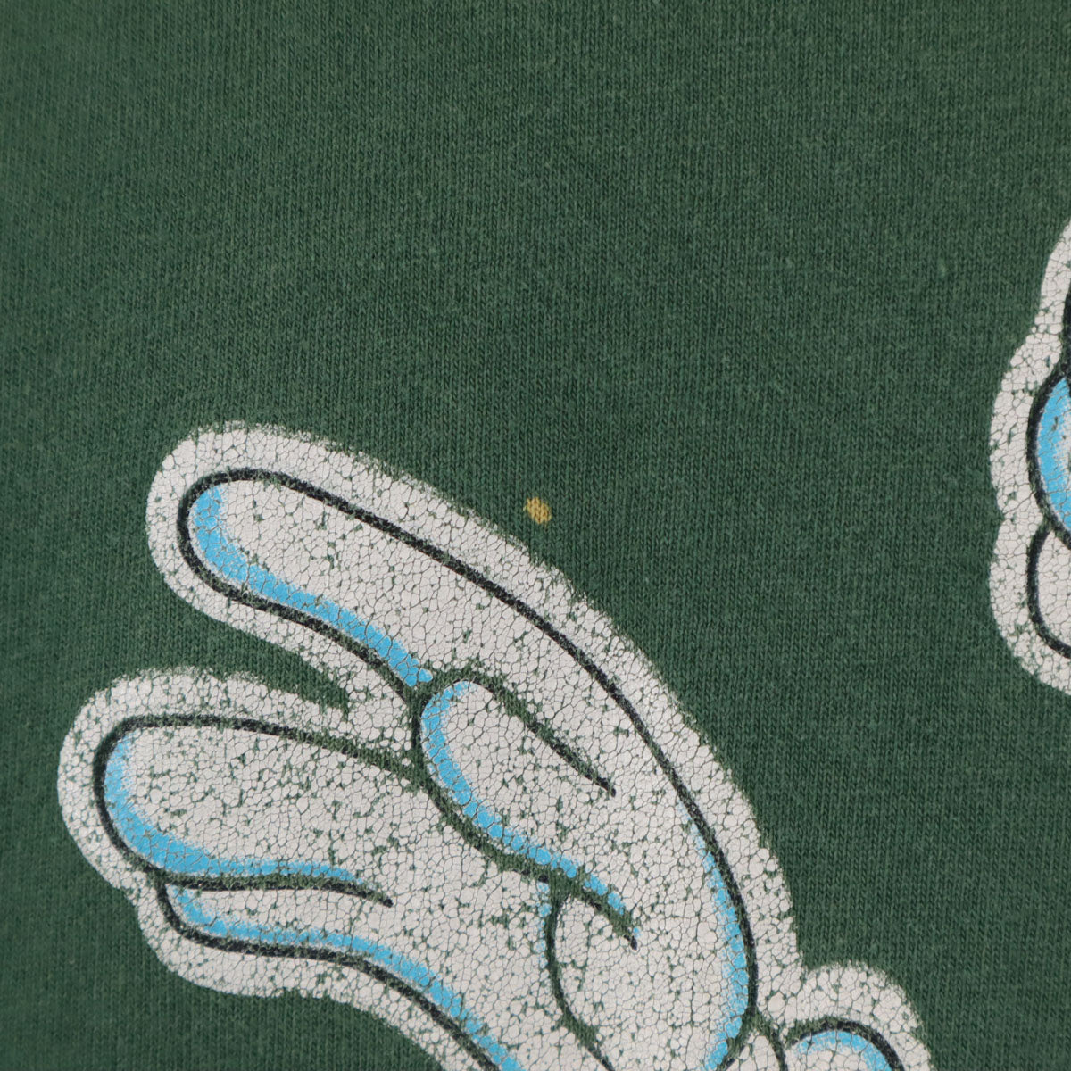 MICKEY UNLIMITED ミッキー アンリミテッド 90s オールド 半袖 Tシャツ グリーン系 ディズニー メンズ