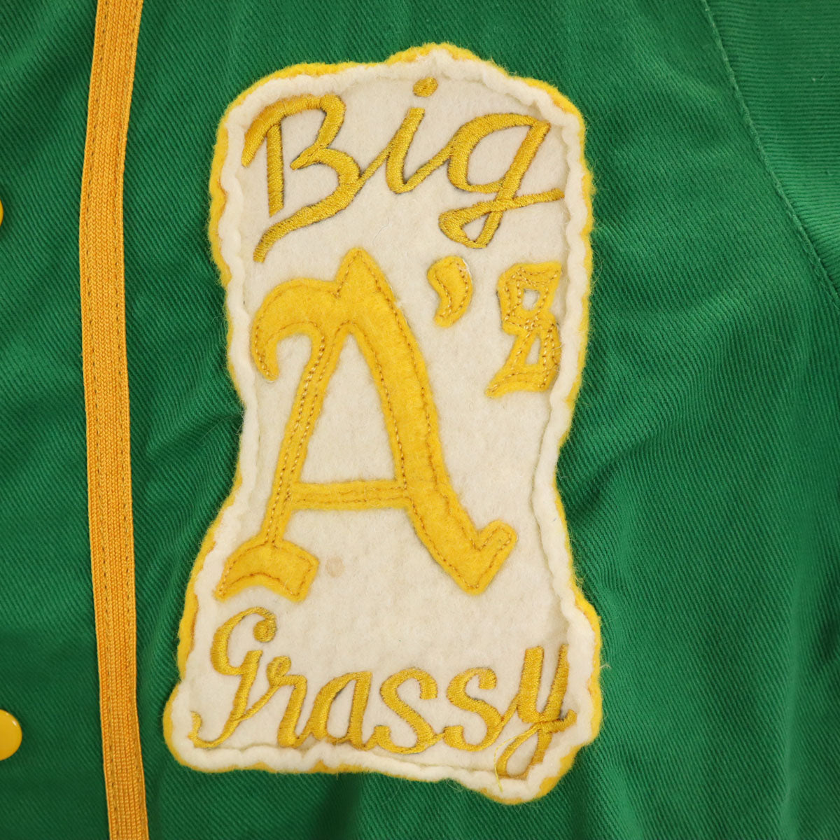 SCHACHTER`S 80s オールド 半袖 ゲーム シャツ グリーン メンズ