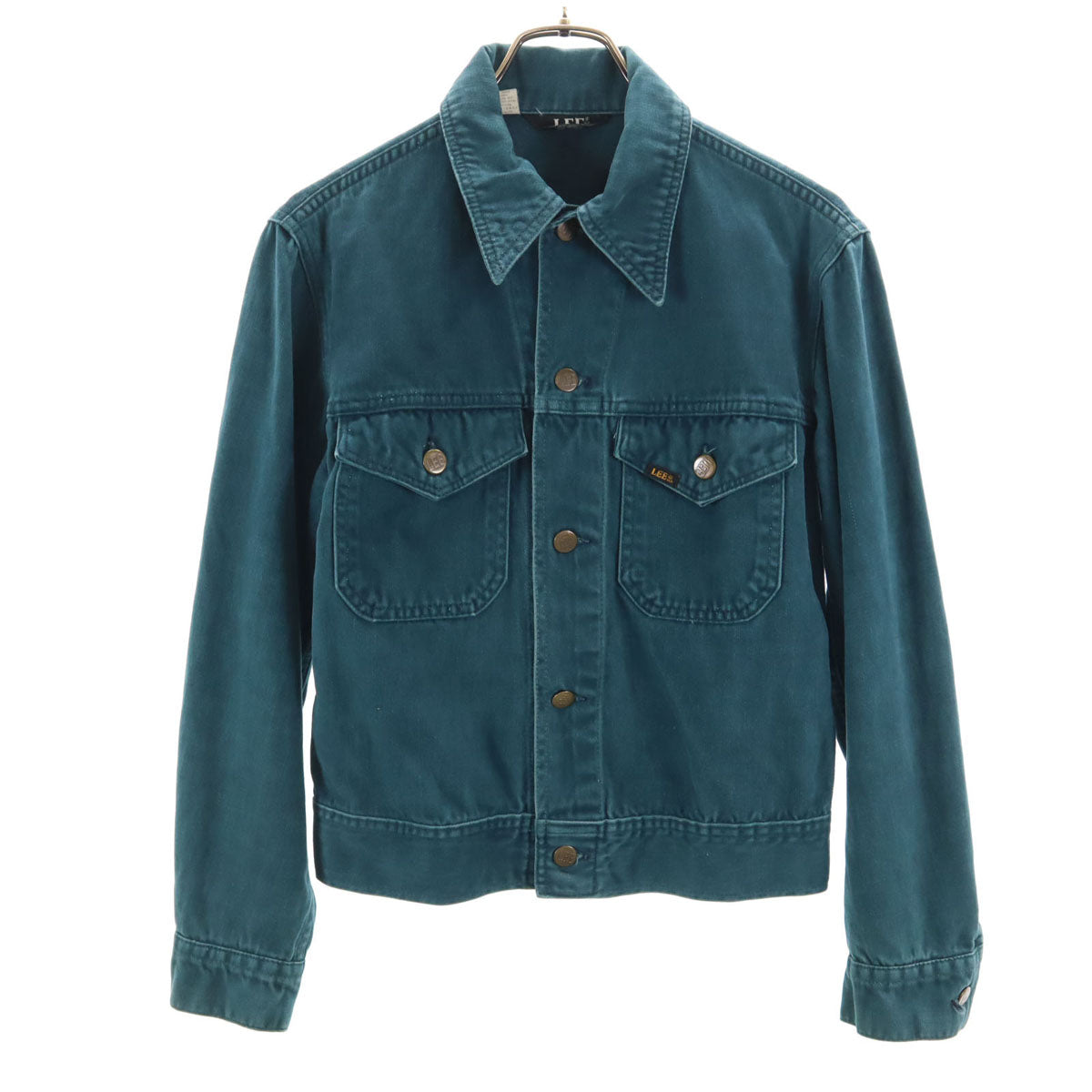 Lee リー 70s USA製 ヴィンテージ 長袖 トラッカー ジャケット 深緑系 メンズ