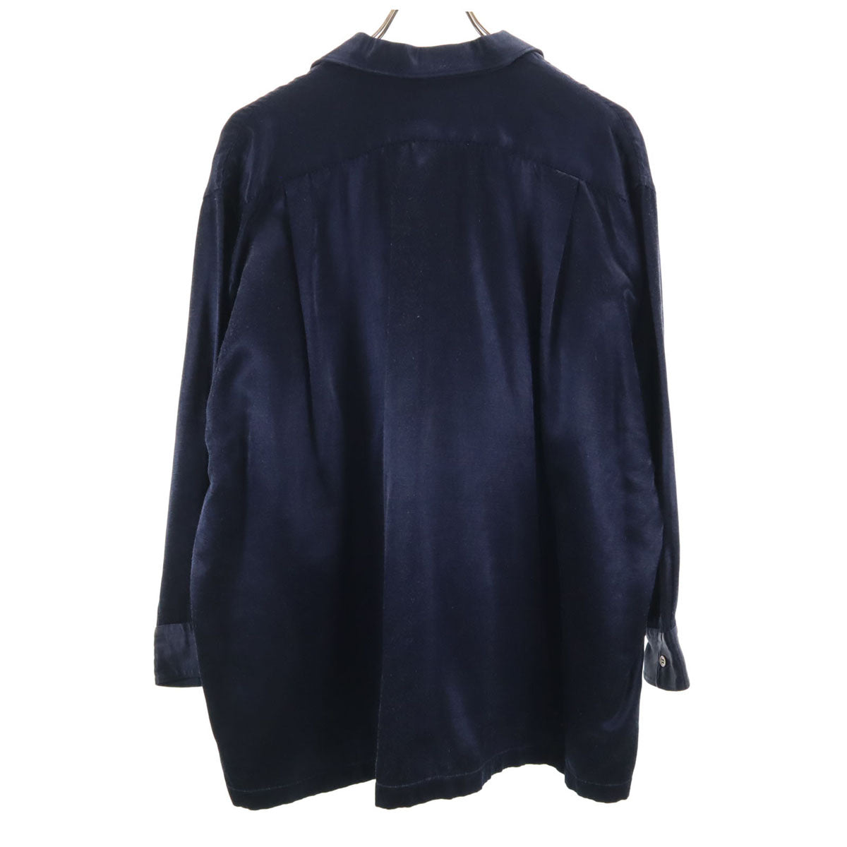 robe de chambre COMME des GARCONS ローブドシャンブルコムデギャルソン 日本製 オールド 長袖 オープンカラーシャツ ネイビー メンズ