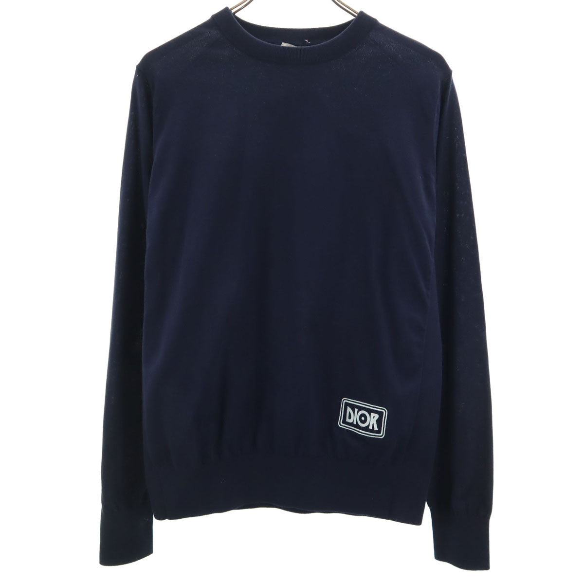 Dior ディオール ジャック・ケルアック コラボ イタリア製 バックプリント Visions of Cody 長袖 Tシャツ S ネイビー ロンT 293M651AT442 メンズ