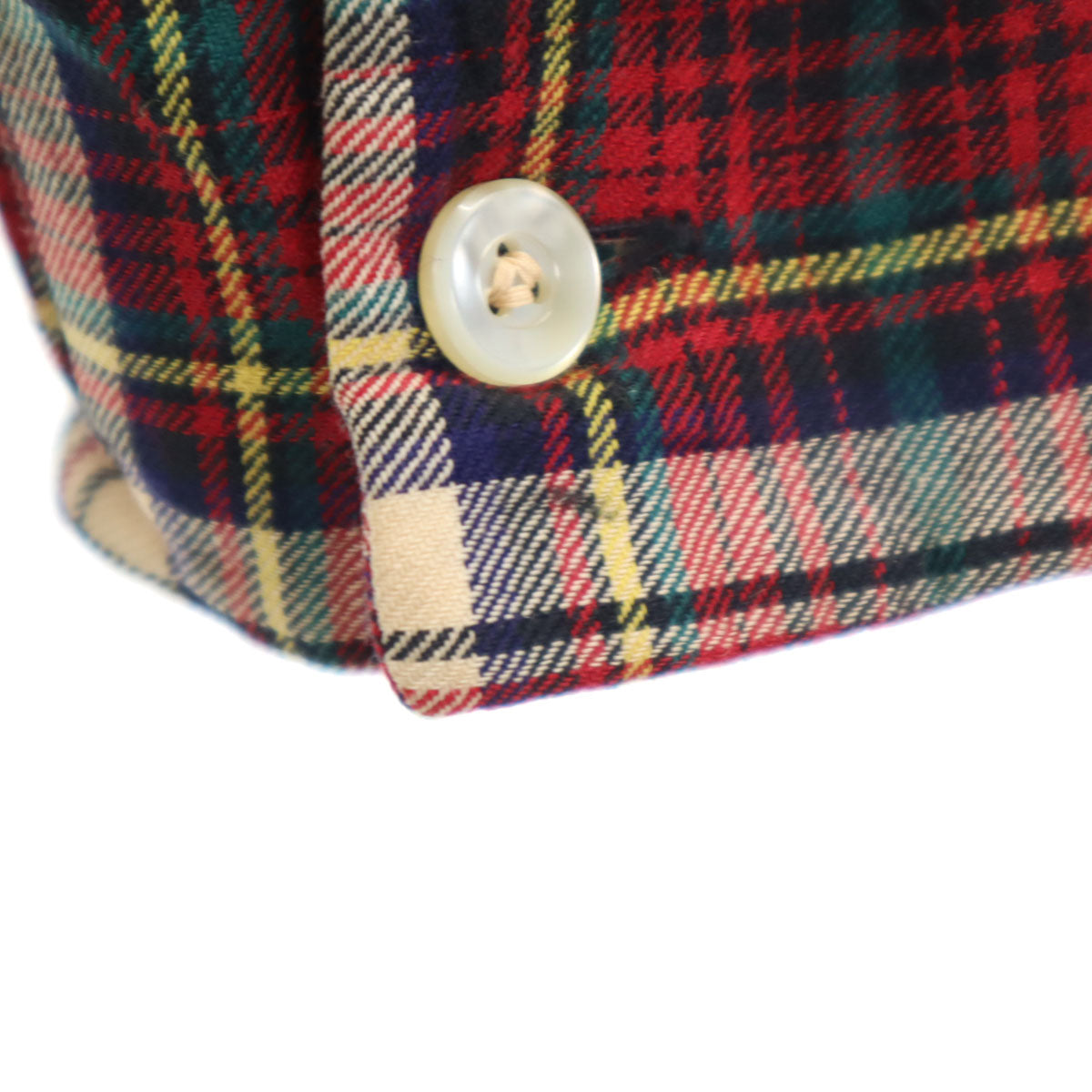 Hathaway ハサウェイ 60s ヴィンテージ 開襟 チェック柄 長袖 オープンカラーシャツ M レッド メンズ