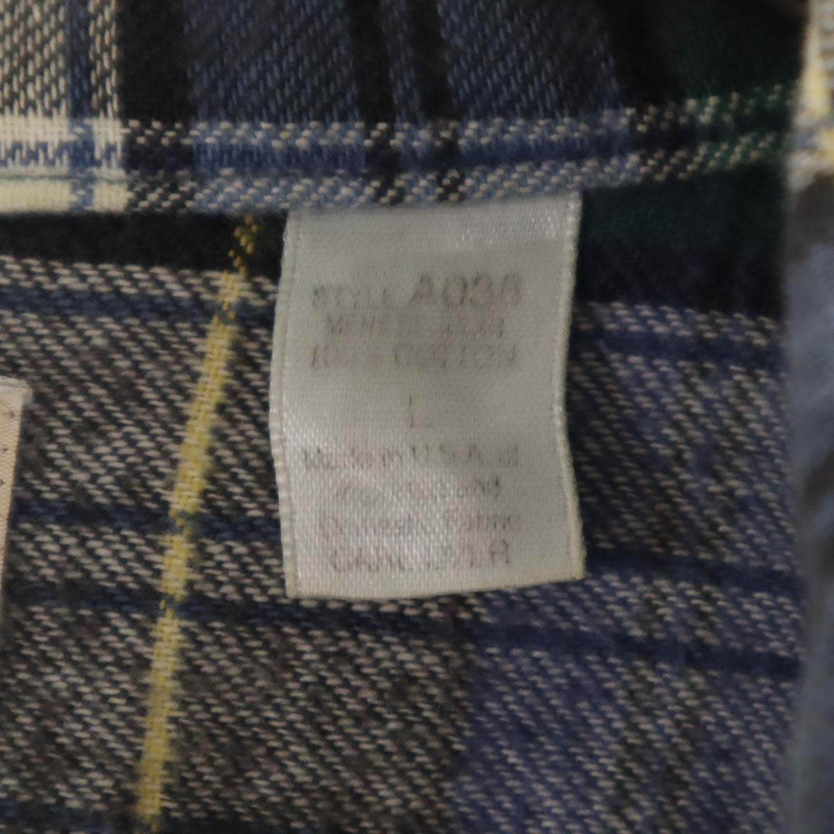L.L.Bean エルエルビーン 80s USA製 ヴィンテージ 長袖 ワークシャツ L 深緑 裏フランネル アウトドア メンズ