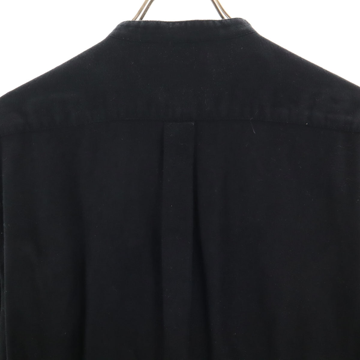 RUDE GALLERY ルードギャラリー 日本製 ペイズリー柄 長袖 ノーカラー ロングシャツ 3 黒 メンズ