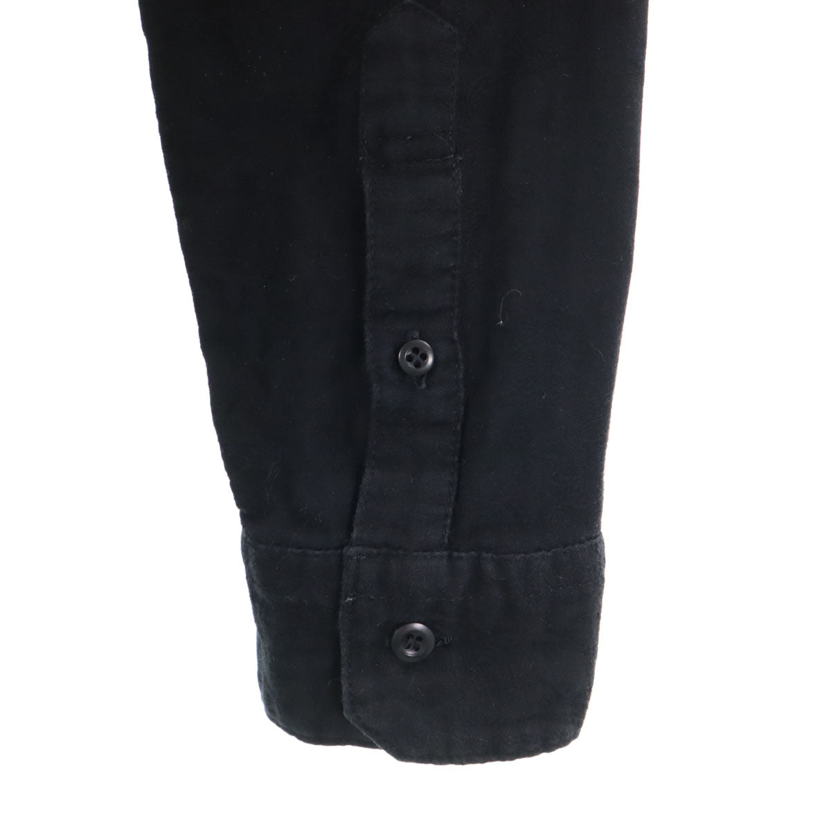 RUDE GALLERY ルードギャラリー 日本製 ペイズリー柄 長袖 ノーカラー ロングシャツ 3 黒 メンズ