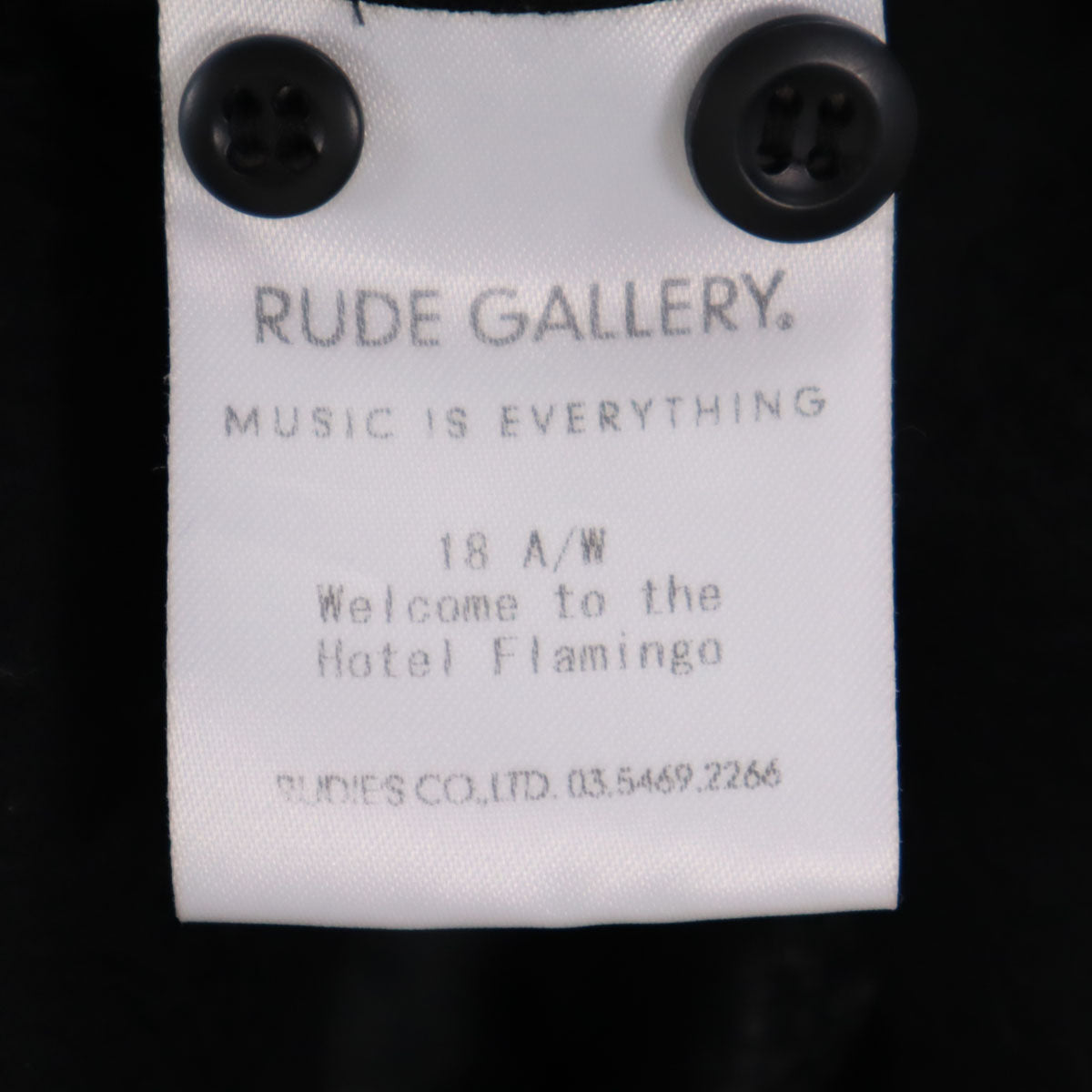 RUDE GALLERY ルードギャラリー 日本製 ペイズリー柄 長袖 ノーカラー ロングシャツ 3 黒 メンズ