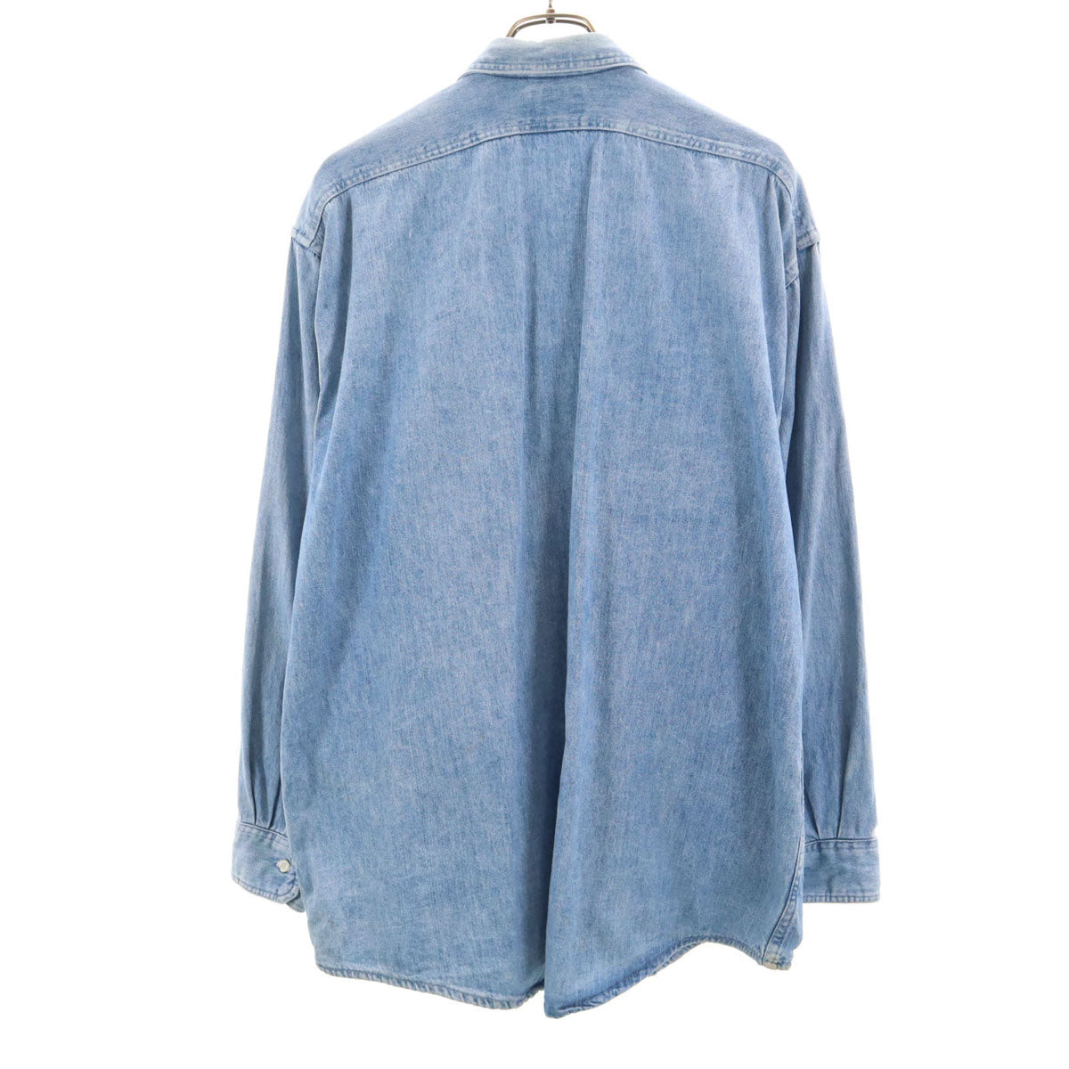 Prentiss プレンティス 90s USA製 オールド 長袖 ボタンダウン デニムシャツ L メンズ
