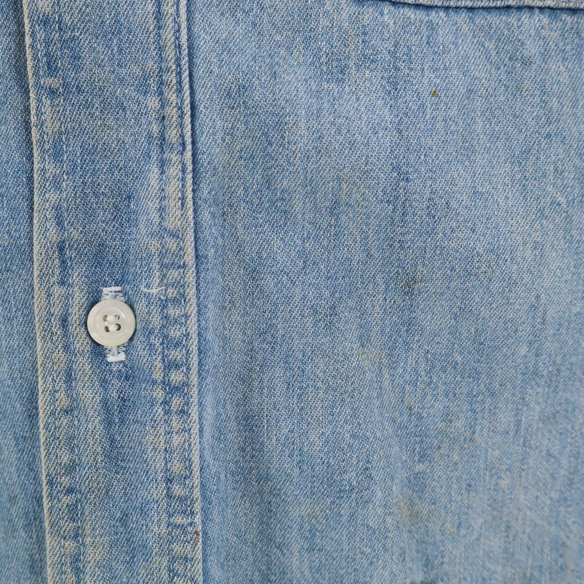 Prentiss プレンティス 90s USA製 オールド 長袖 ボタンダウン デニムシャツ L メンズ