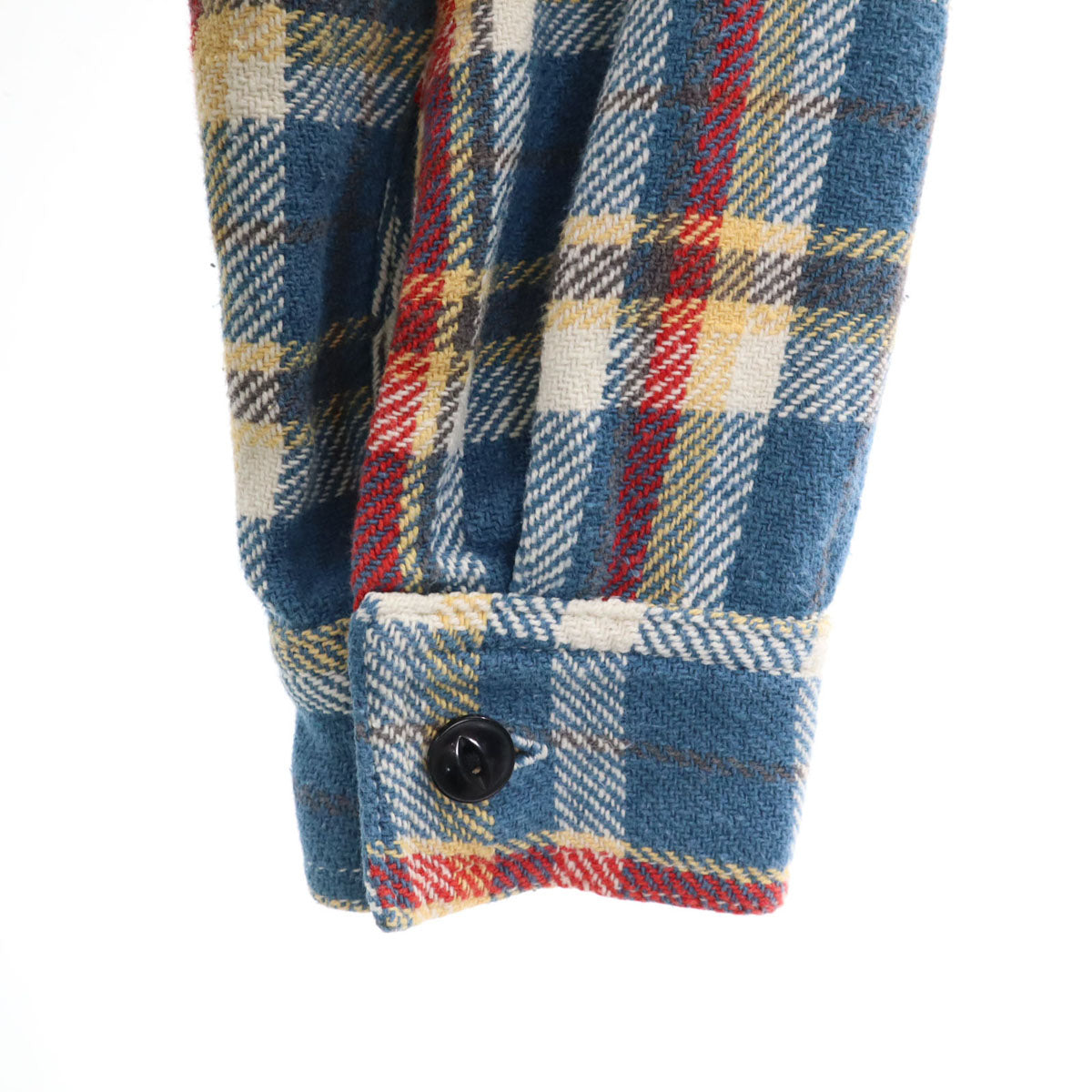 FIVE BROTHER ファイブブラザー USA製 チェック柄 長袖 シャツ L ネイビー系 メンズ