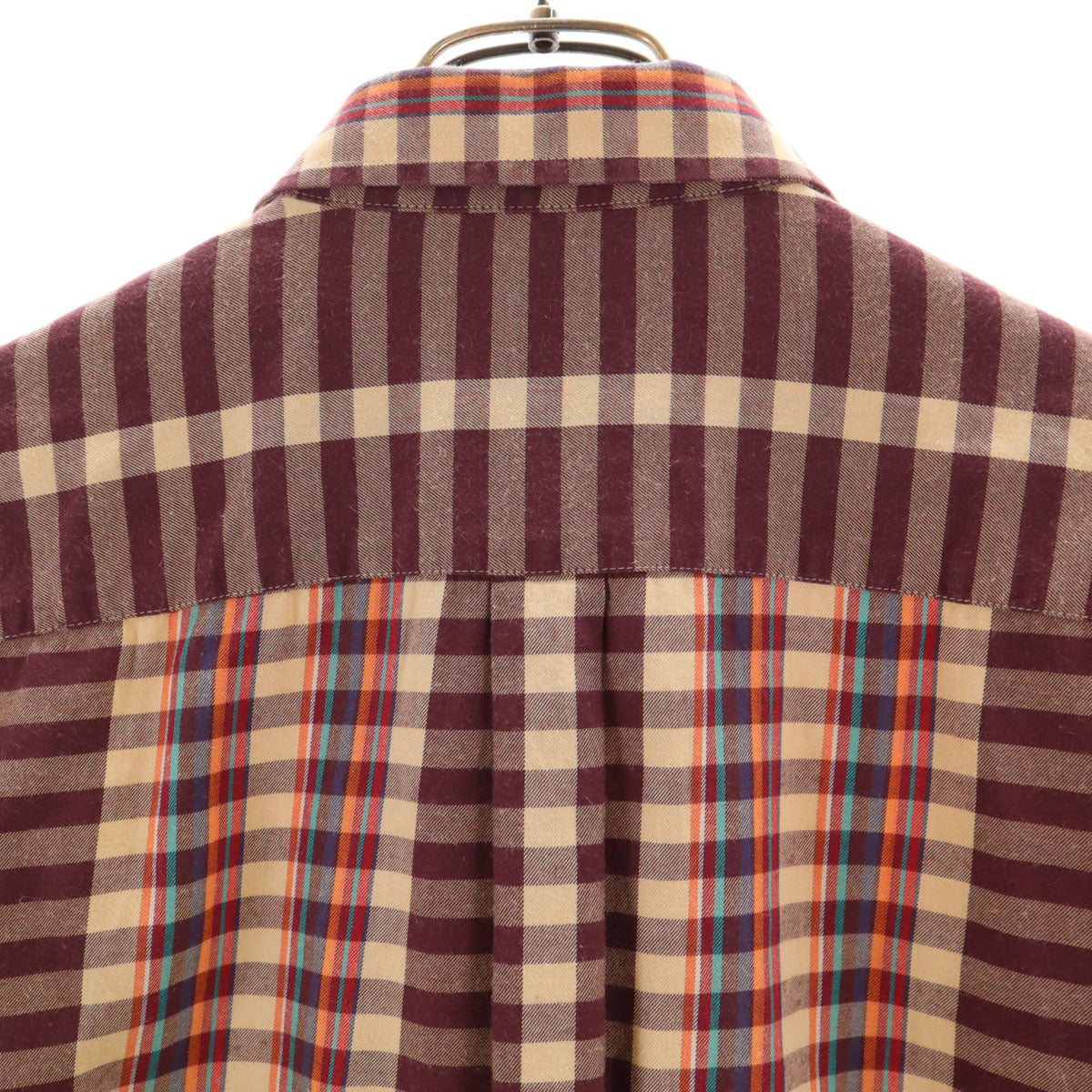 patagonia パタゴニア チェック柄 長袖 シャツ S ベージュ系 53837 アウトドア メンズ