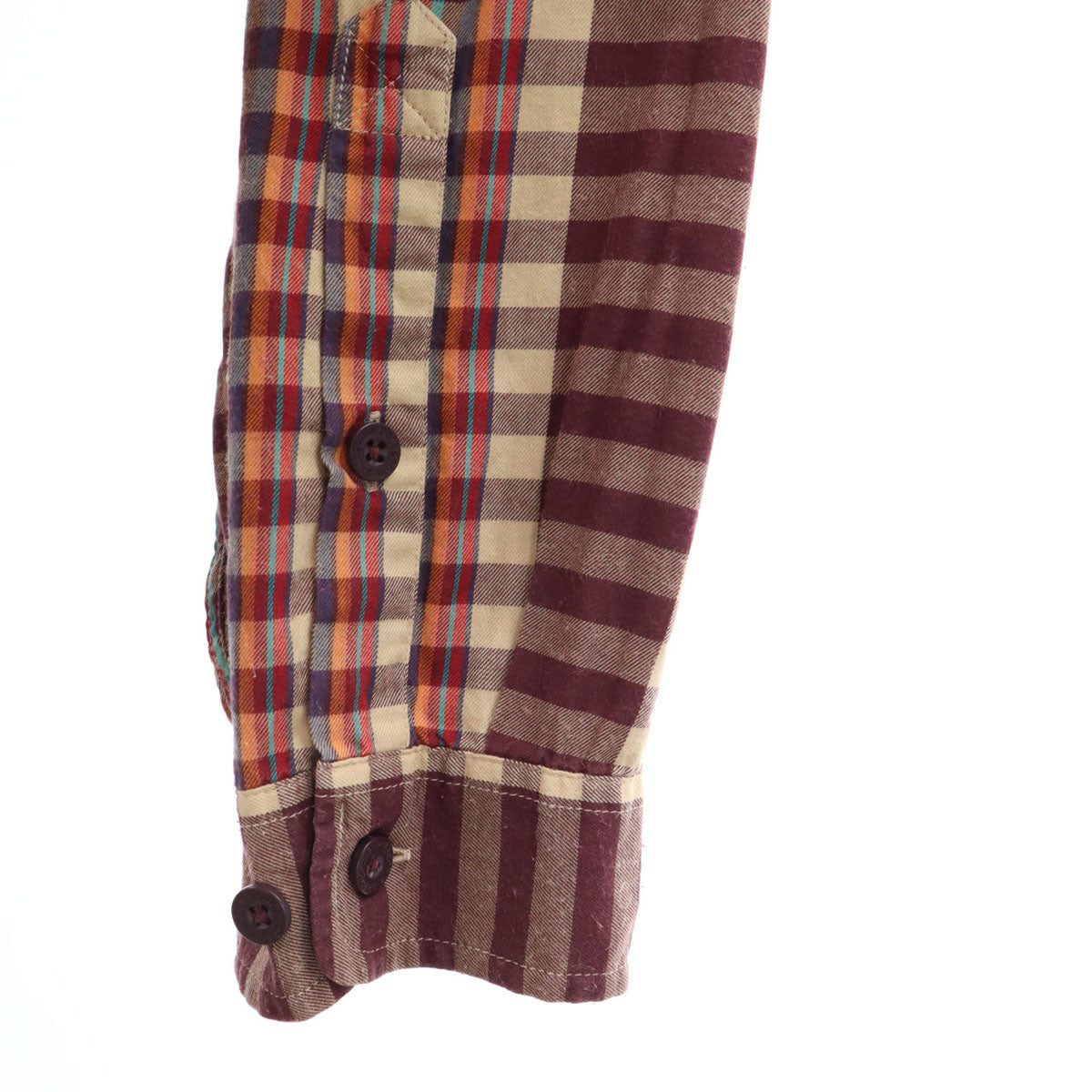 patagonia パタゴニア チェック柄 長袖 シャツ S ベージュ系 53837 アウトドア メンズ