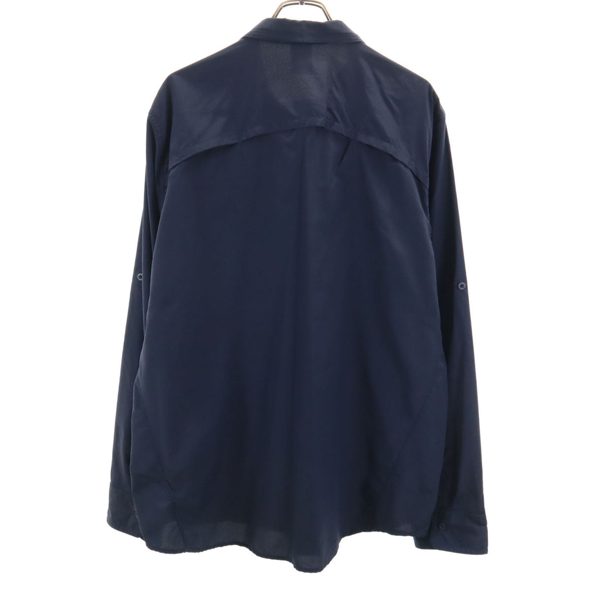 THE NORTH FACE ノースフェイス 長袖 シャツ XL ネイビー ロールアップ メンズ