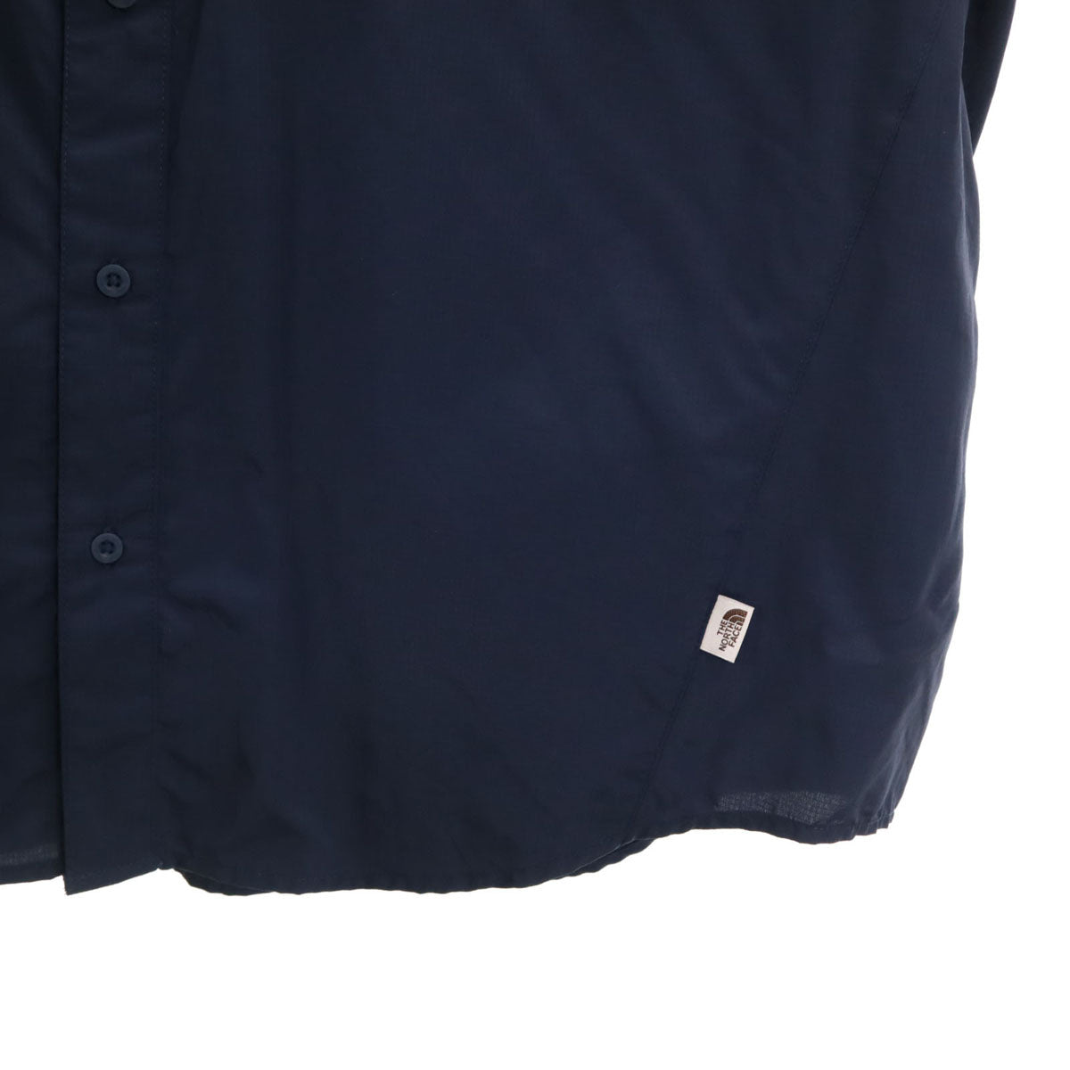 THE NORTH FACE ノースフェイス 長袖 シャツ XL ネイビー ロールアップ メンズ