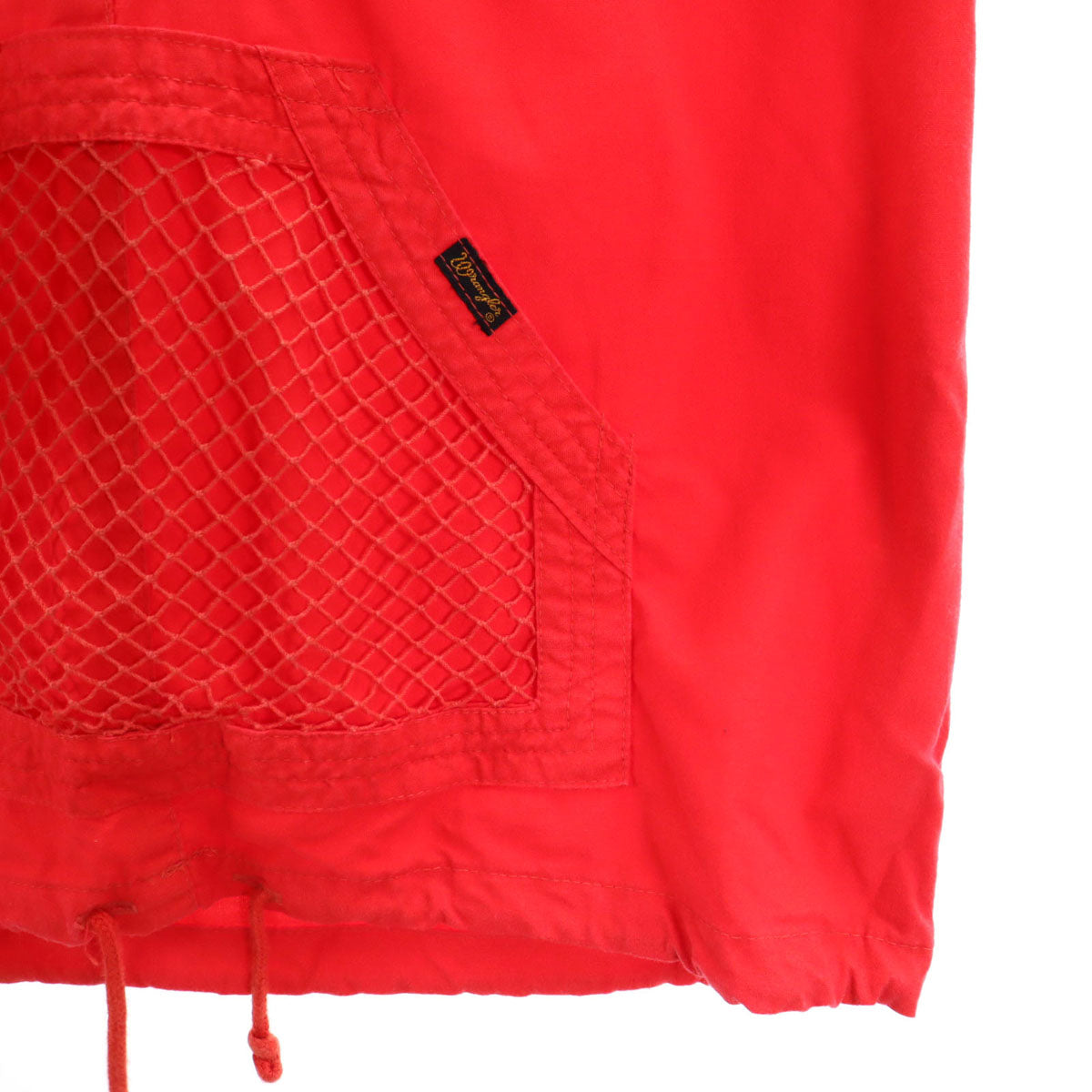 Wrangler ラングラー 90s オールド 長袖 パーカー 9 赤 Gals プルオーバー ロールアップ レディース