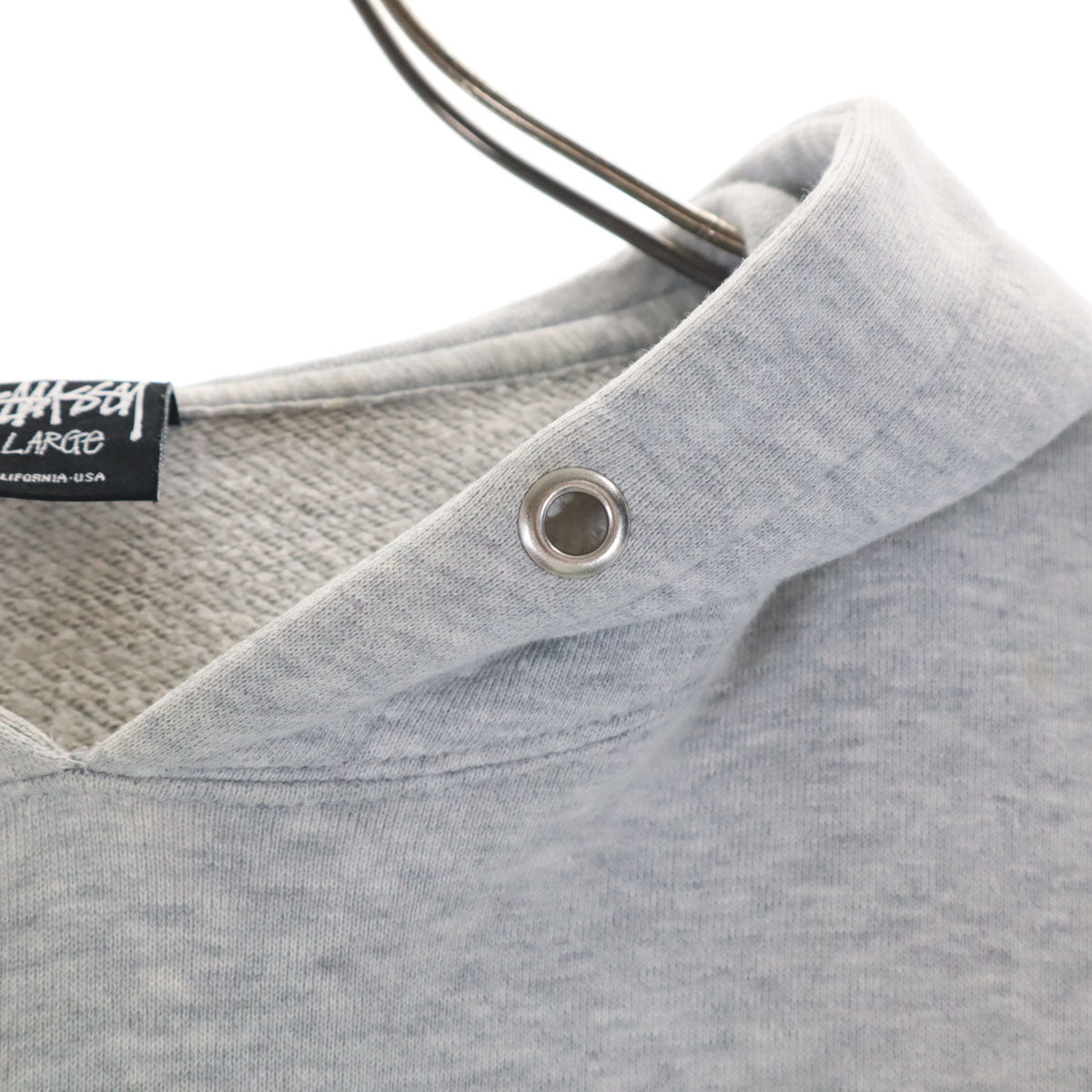 STUSSY ステューシー 長袖 パーカー L グレー系 スウェット メンズ