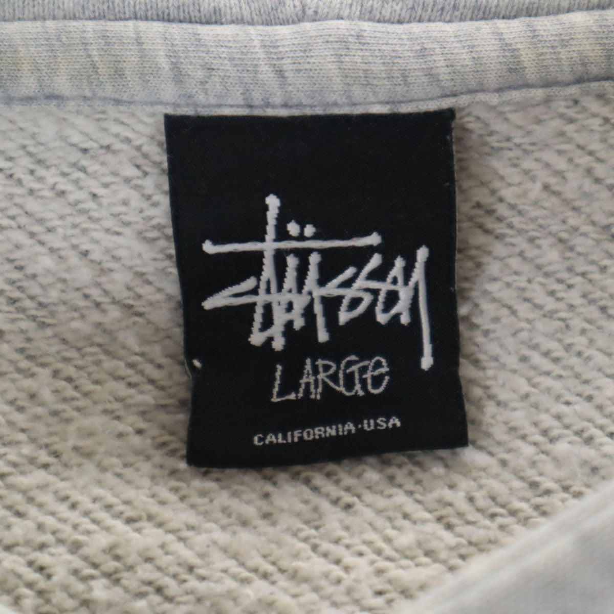 STUSSY ステューシー 長袖 パーカー L グレー系 スウェット メンズ