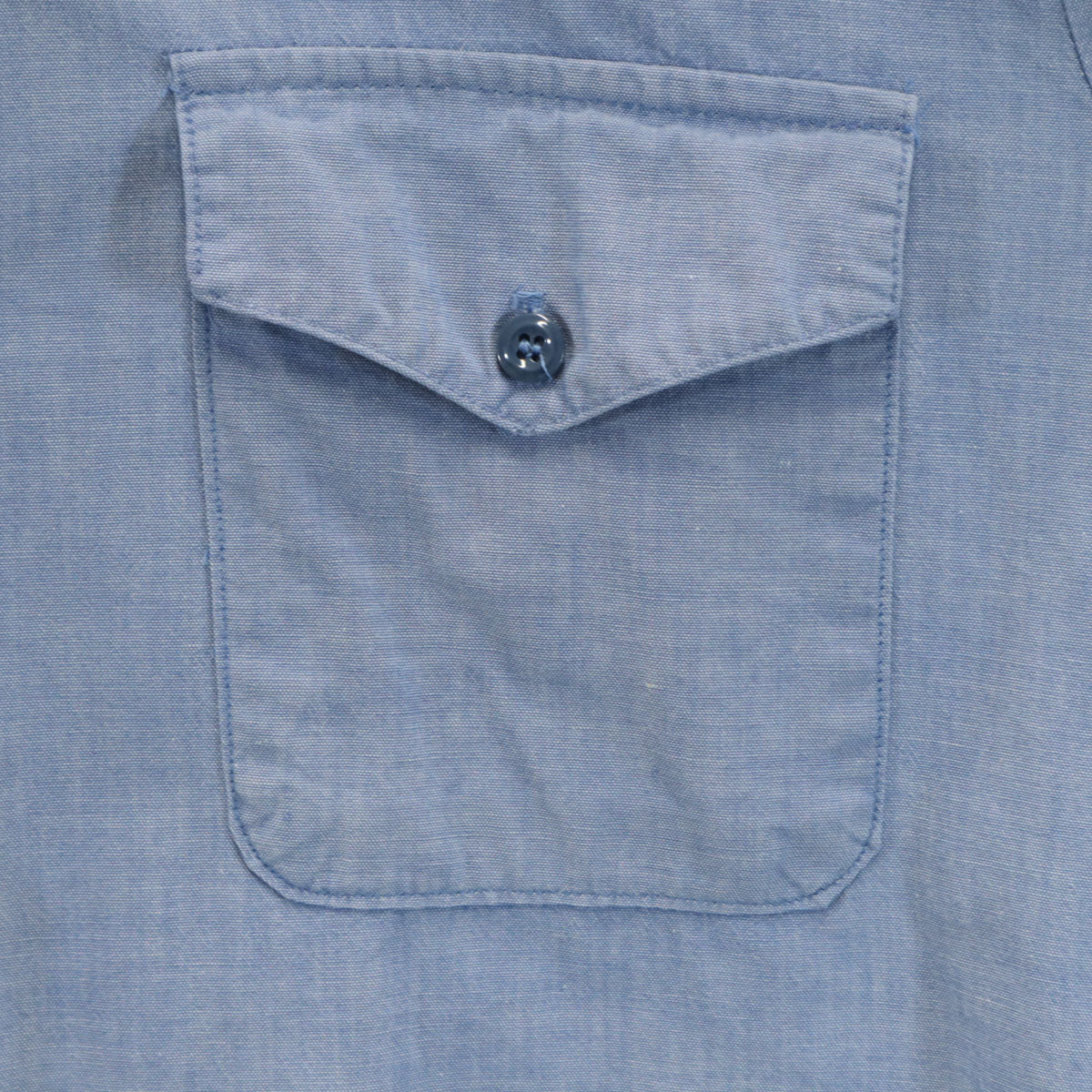 SEAFARER シーファー USA製 長袖 シャツ M 水色系 メンズ